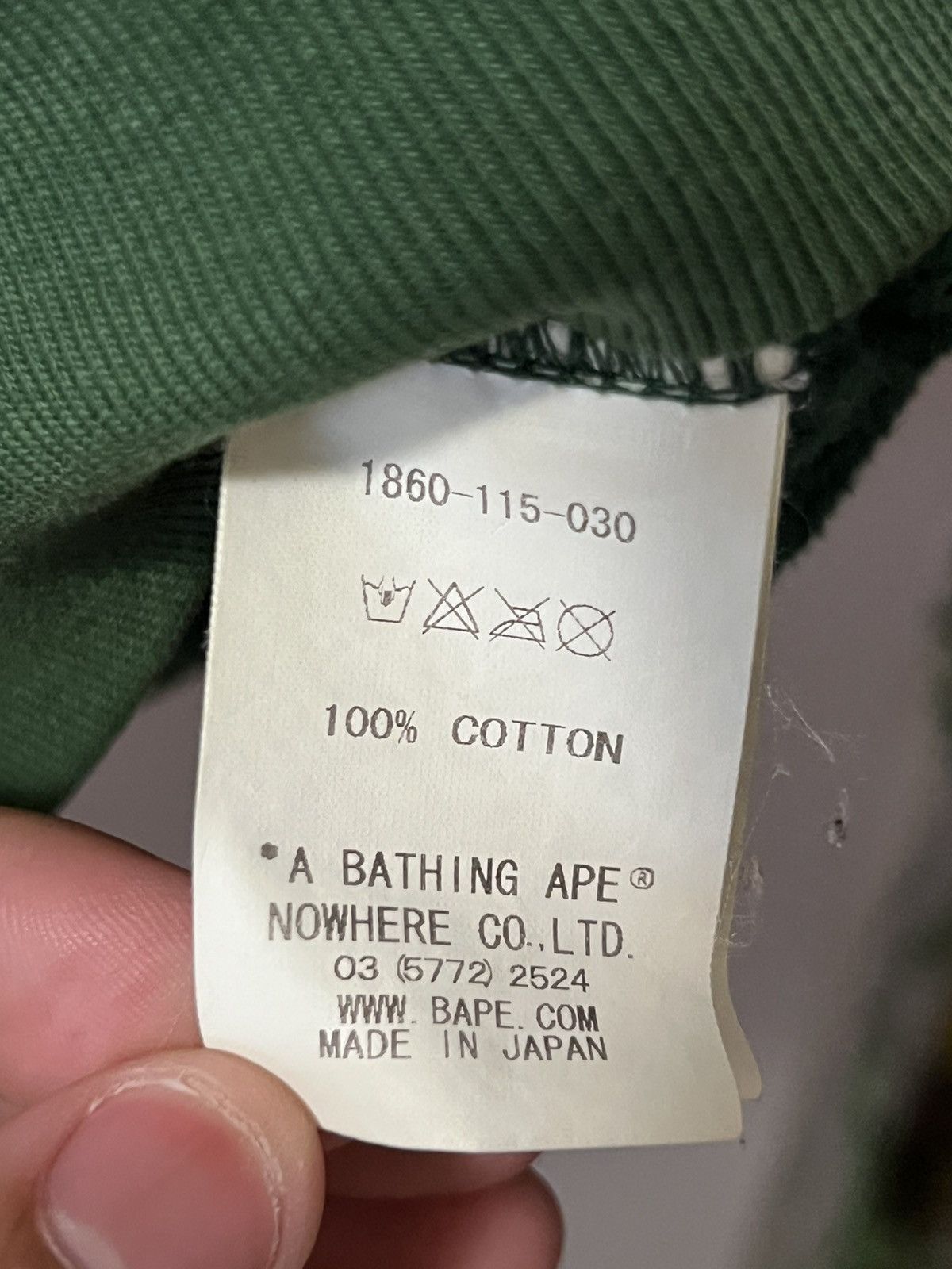 Bape Y2K plaid Bape hoodie Size US L / EU 52-54 / 3 - 7 Thumbnail