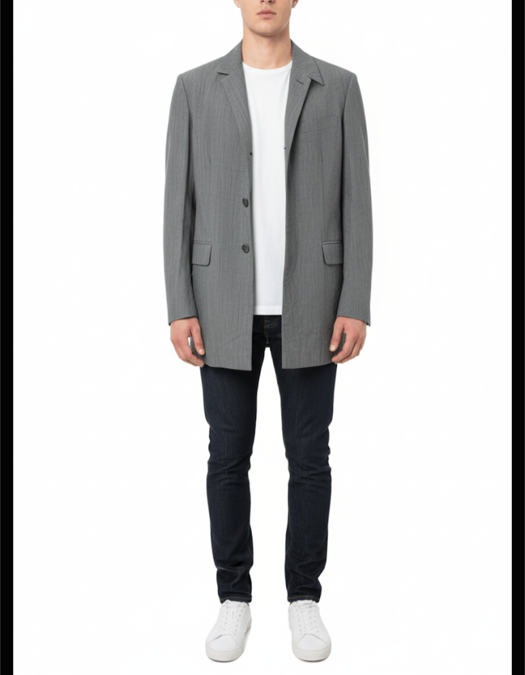 Alexander McQueen 90's Vintage Alexander McQueen Lana Wool Men’s Long Jacket Size US M / EU 48-50 / 2 - 4 Thumbnail