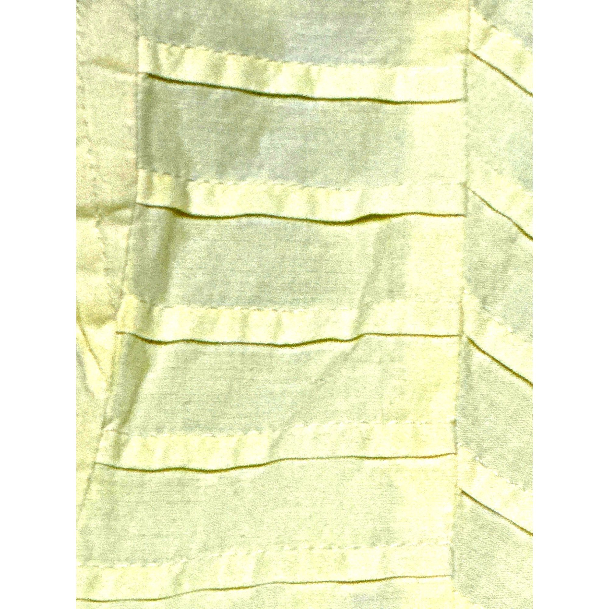Chicos Chicos Yellow Textured Open Front Jacket Cotton Polyester Li Size XS / US 0-2 / IT 36-38 - 11 Thumbnail