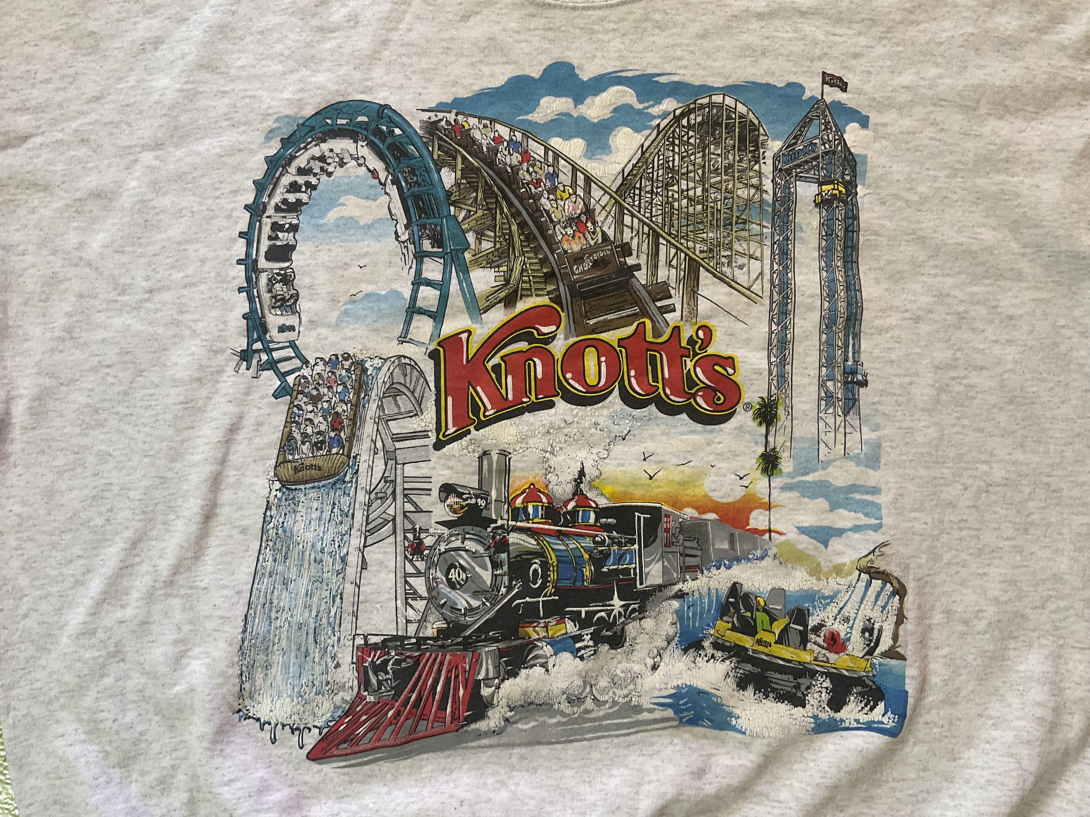 Vintage Vintage Knotts Berry Farm Amusement Park Sweatshirt 2XL Size US XXL / EU 58 / 5 - 2 Thumbnail