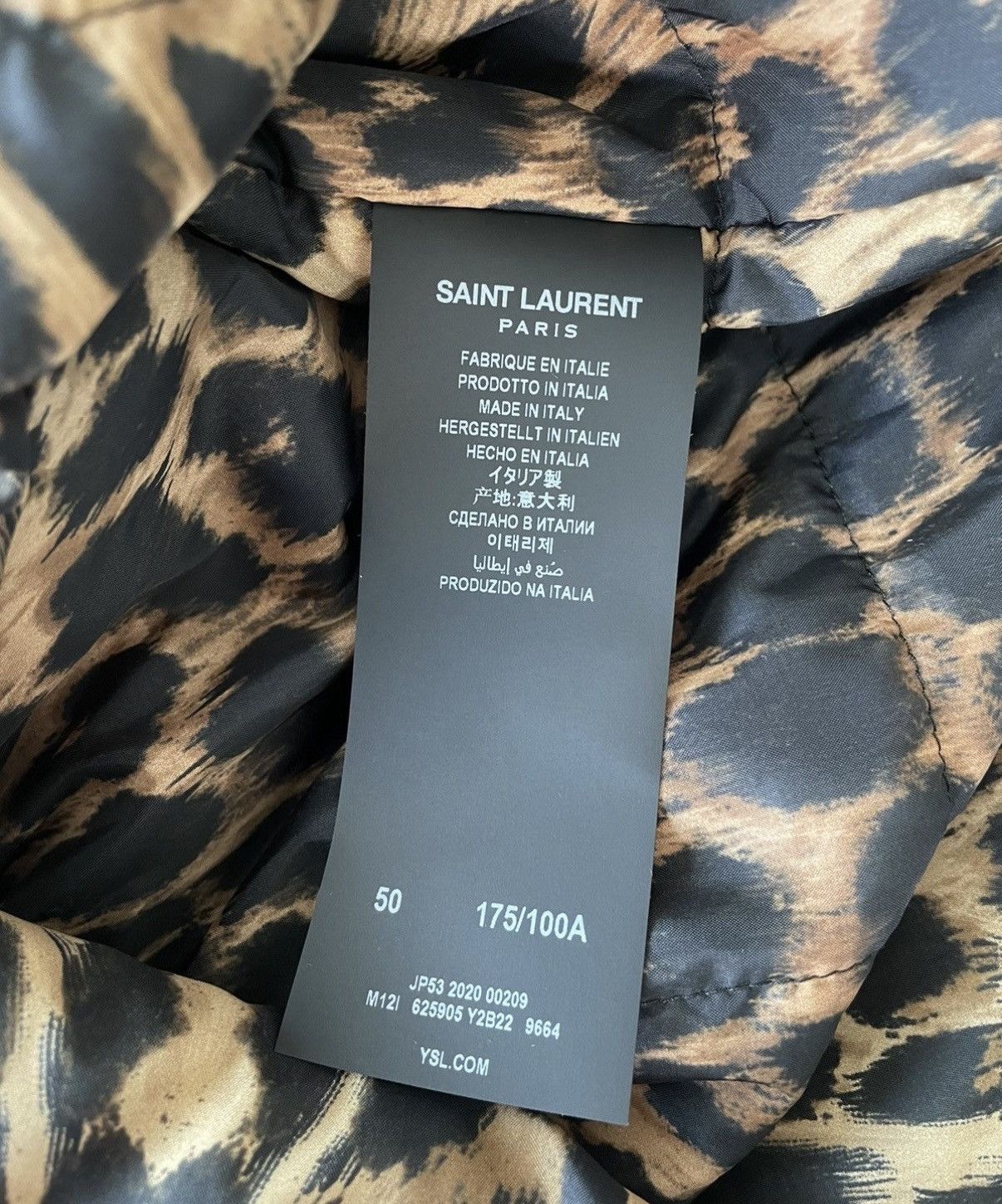 Hedi Slimane $4k Value Brand New Iconic Rare Super Runway Leopard Coat Size US XL / EU 56 / 4 - 7 Thumbnail