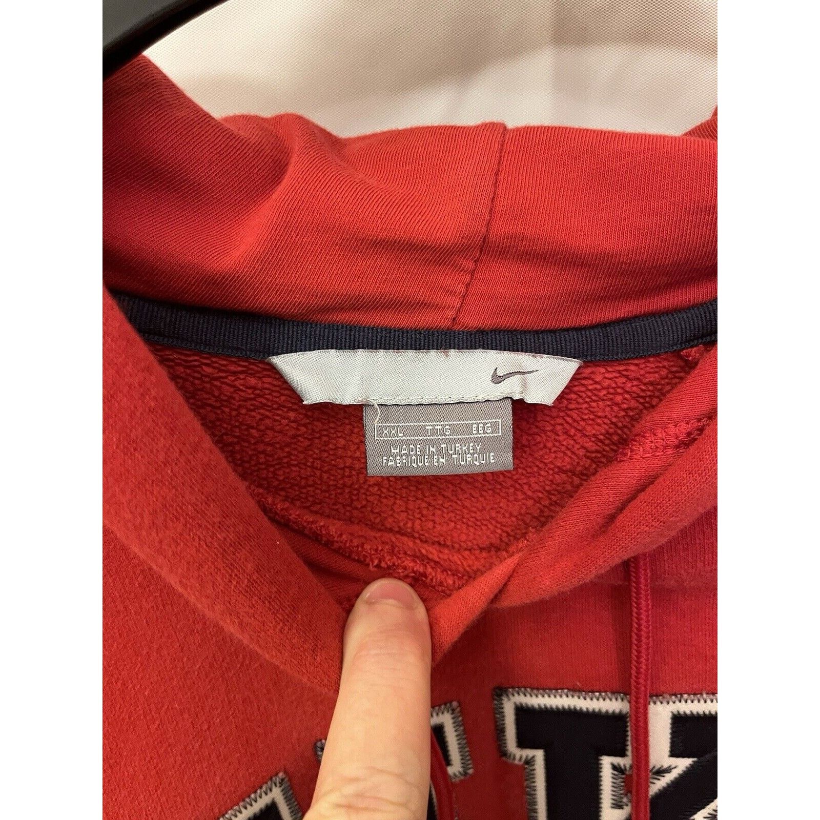 Nike Vintage Nike Red And Blue Men’s Sweatshirt/Hoodie XXL Size US XXL / EU 58 / 5 - 6 Thumbnail