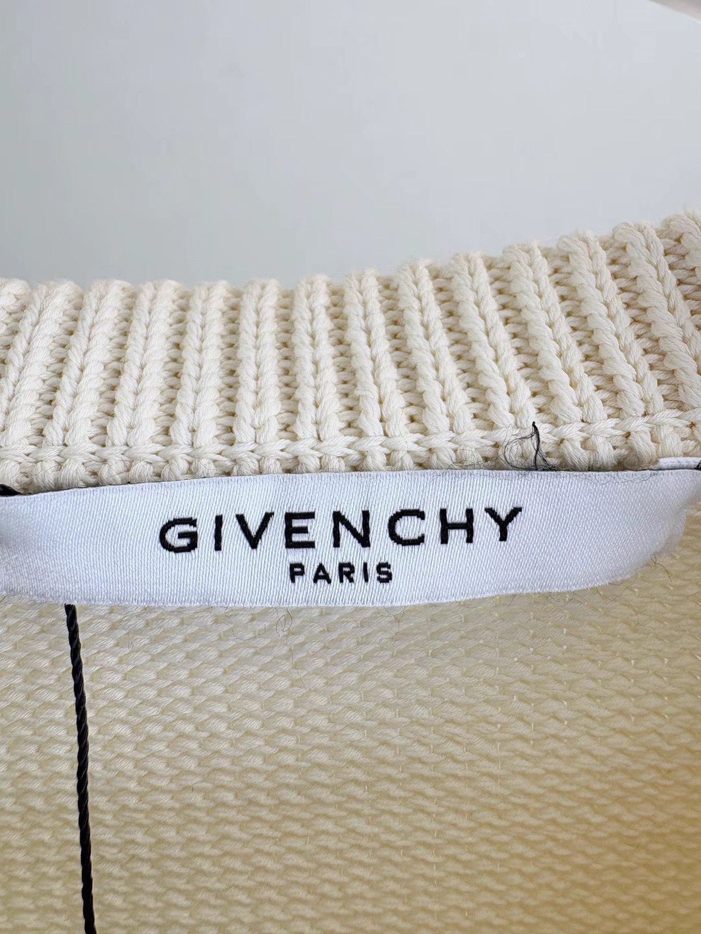 Givenchy GIVENCHY Logo Knit Long Sleeve Sweatshirt Size US M / EU 48-50 / 2 - 4 Thumbnail