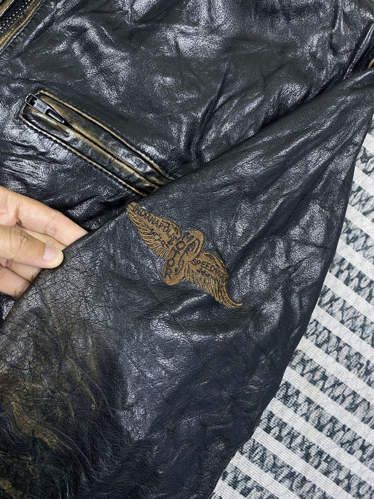 Izod Vintage Izod Indy Car Series Speedway Leather Jacket Size US M / EU 48-50 / 2 - 9 Thumbnail