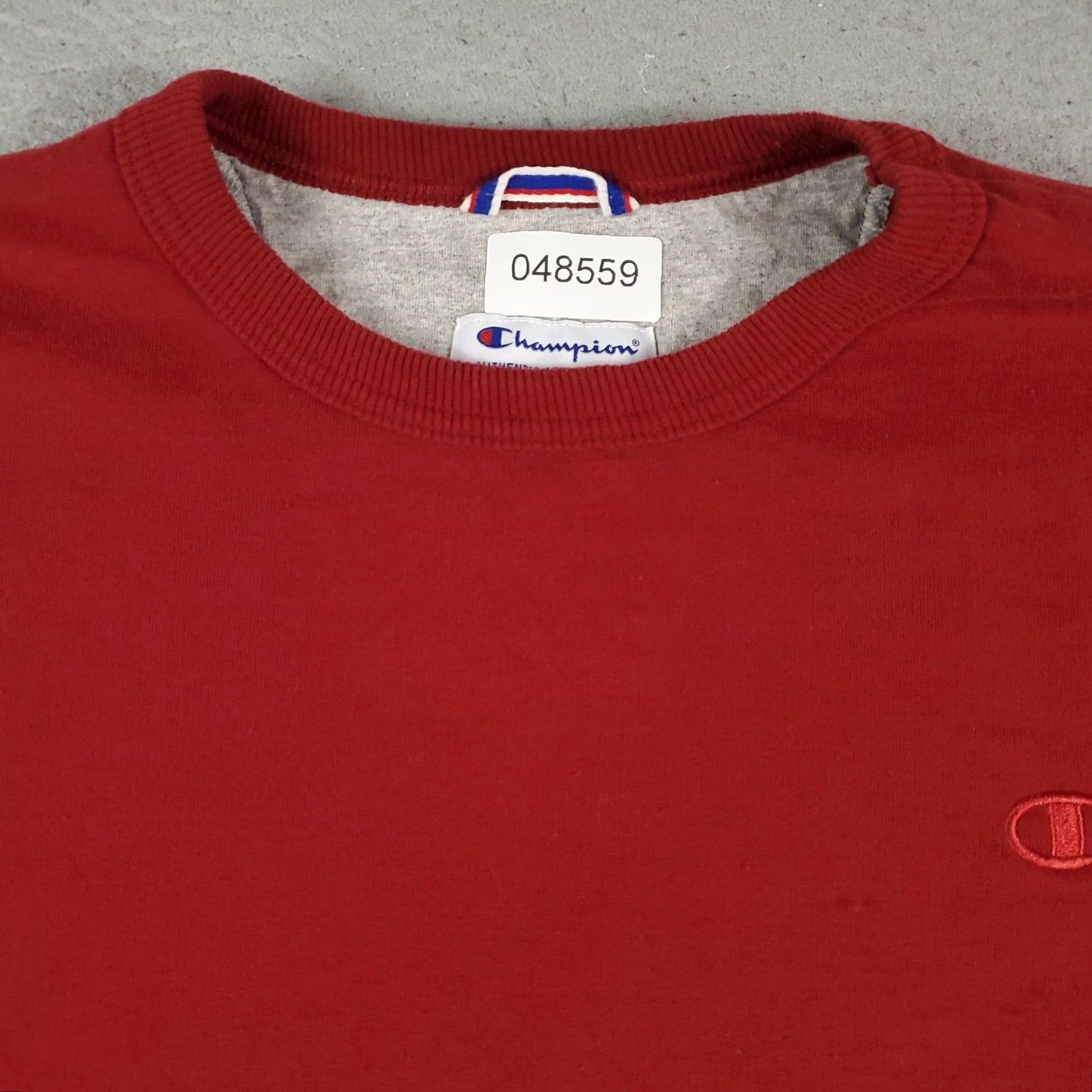 Champion Champion Sweater Mens XL Red Pullover Crew Neck Cotton Blend Size US XL / EU 56 / 4 - 2 Thumbnail