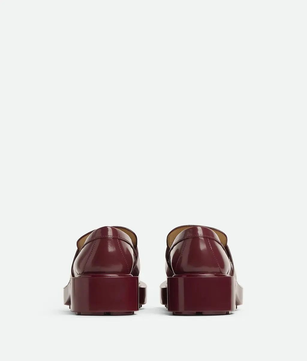 Bottega Veneta o1bcso1str0425 Monsieur Chunky Loafers in Burgundy Size US 11 / IT 41 - 2 Thumbnail