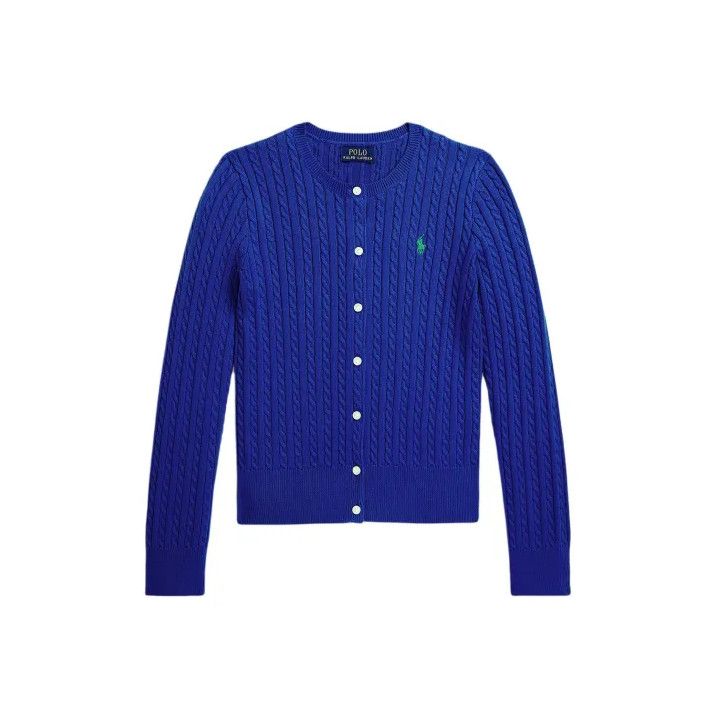 Polo Ralph Lauren Polo Ralph Lauren Mini Cable Knit Cotton Cardigan Size US L / EU 52-54 / 3 - 1 Thumbnail