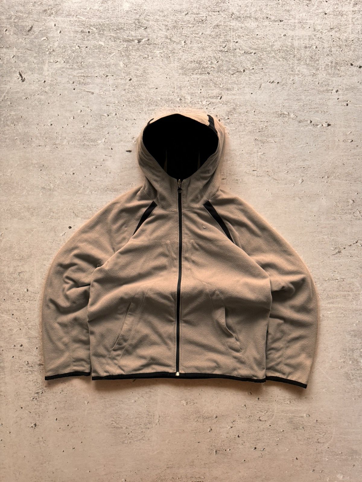 NIKE VINTAGE TEDDY FLEECE DOUBLE SIDED JACKET