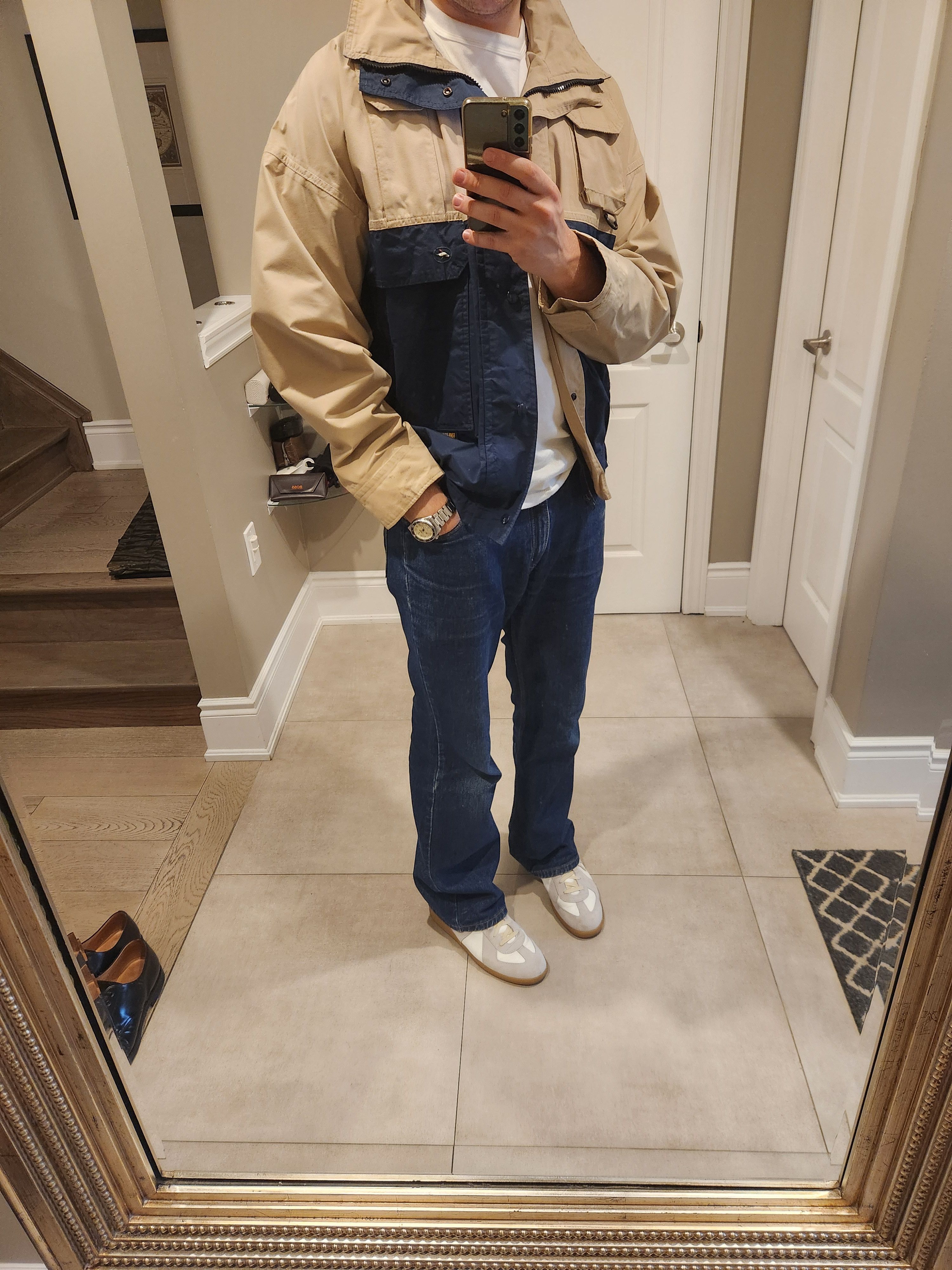 Other Vintage Gore-Tex Cropped Colour-Block High Neck Jacket Size US M / EU 48-50 / 2 - 8 Thumbnail