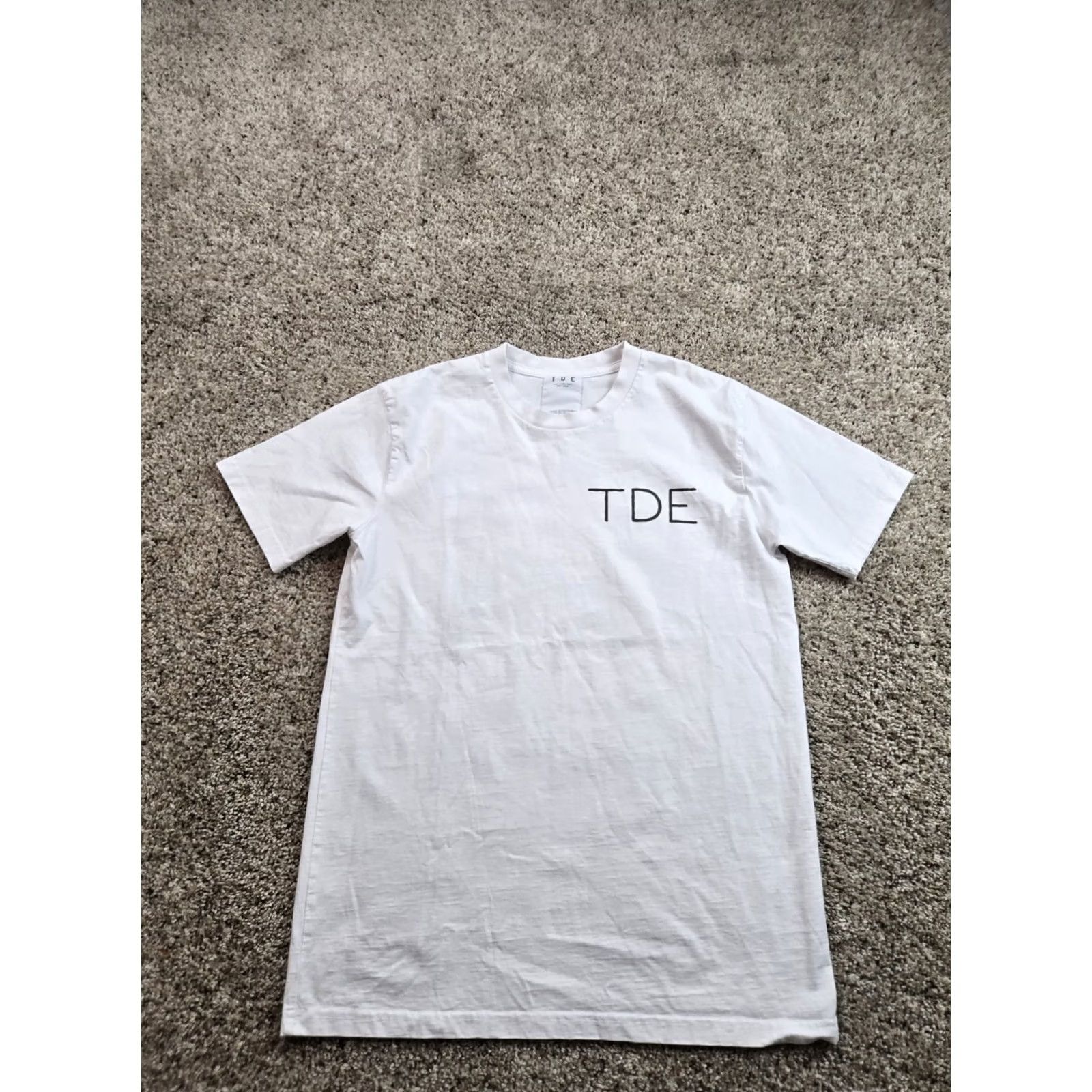 Vintage TDE Shirt Medium Mens White Don’t Worry Crew Neck Short Sleeve Logo Hip Hop Music T-Shirt Size US M / EU 48-50 / 2 - 2 Thumbnail