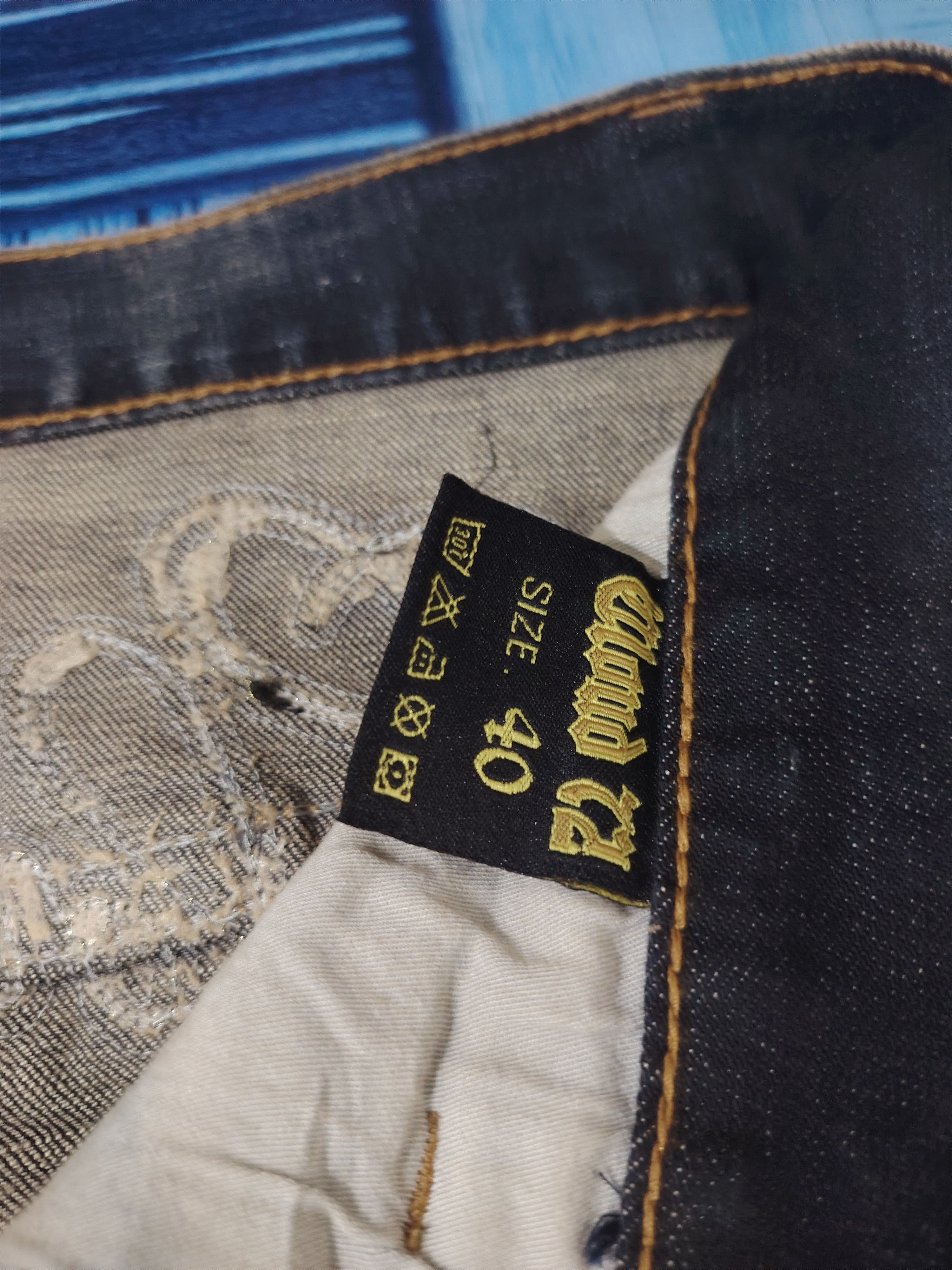 Rock Revival Japanese Cloud72 Denim Distressed Flared Jeans Cross Pocket Size US 40 / EU 56 - 10 Thumbnail