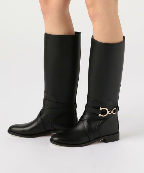 Salvatore Ferragamo o1y0426 Boots in Black Size US 6 / IT 36 - 4 Thumbnail