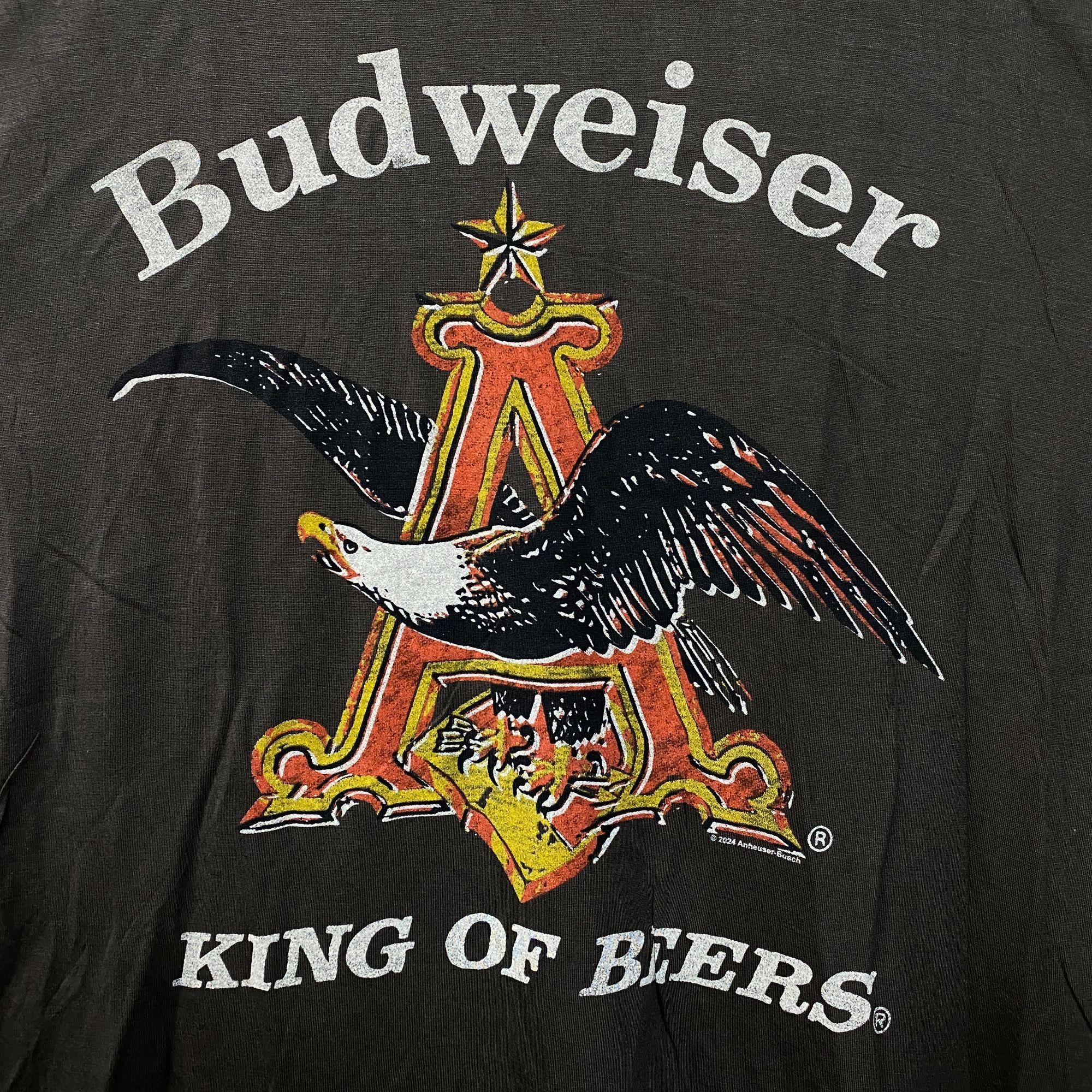 Junk Food Budweiser King Of Beer American Bald Eagle Logo T-Shirt XL Size US XL / EU 56 / 4 - 2 Thumbnail