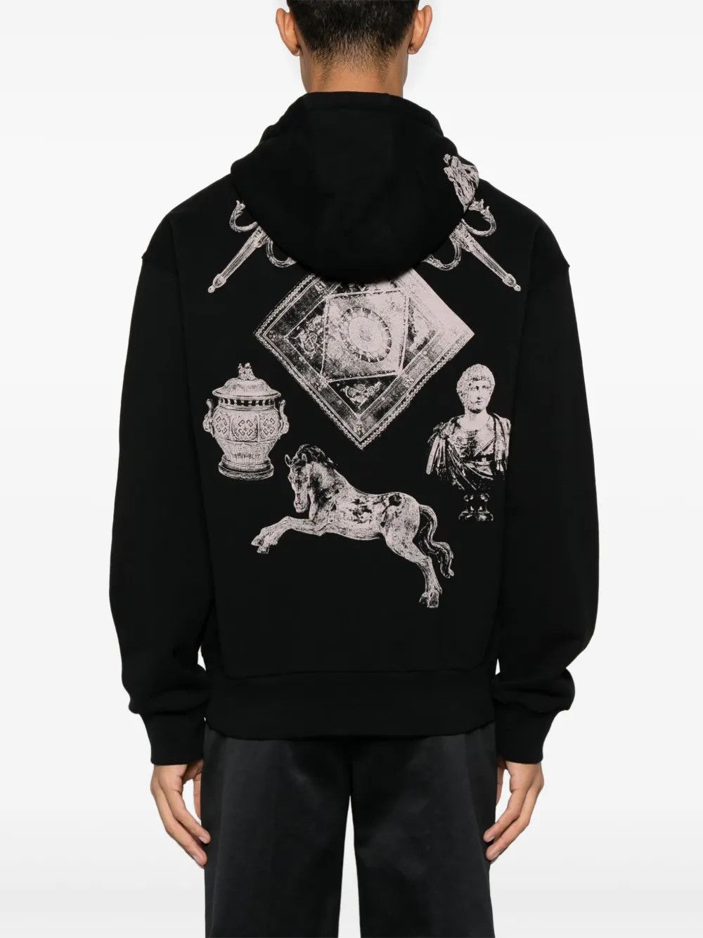 Givenchy o1h1sh10525 Boxy Fit Hoodie in Black Size US M / EU 48-50 / 2 - 5 Thumbnail