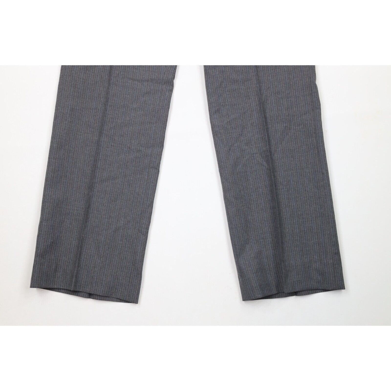 Vintage Vintage 80s 90s Streetwear Wool Pinstriped 3 Piece Suit Size 40R - 15 Thumbnail
