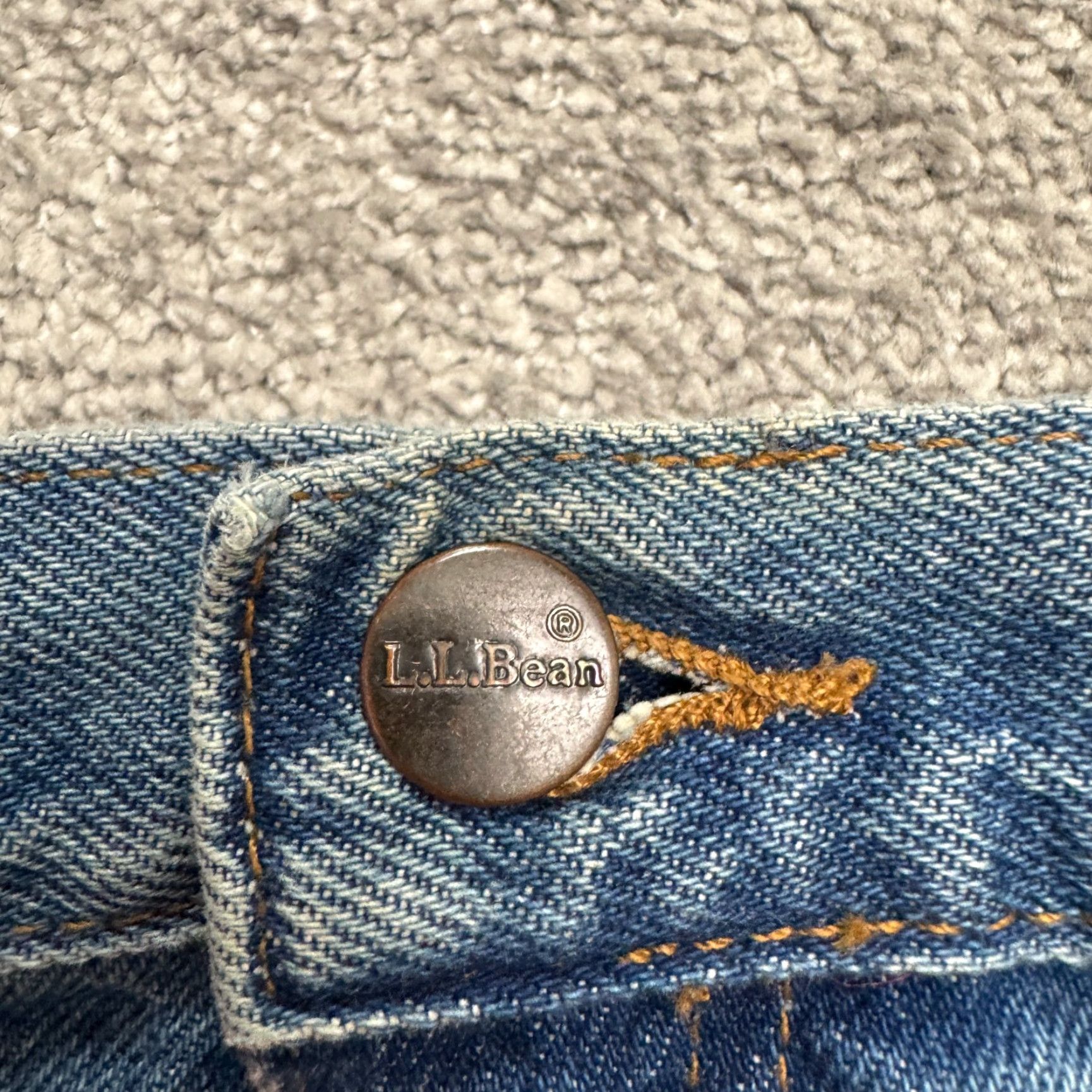 Vintage L.L. Bean Jeans Mens 40x32 Blue Denim Classic Straight 100% Cotton Casual Size US 40 / EU 56 - 3 Thumbnail