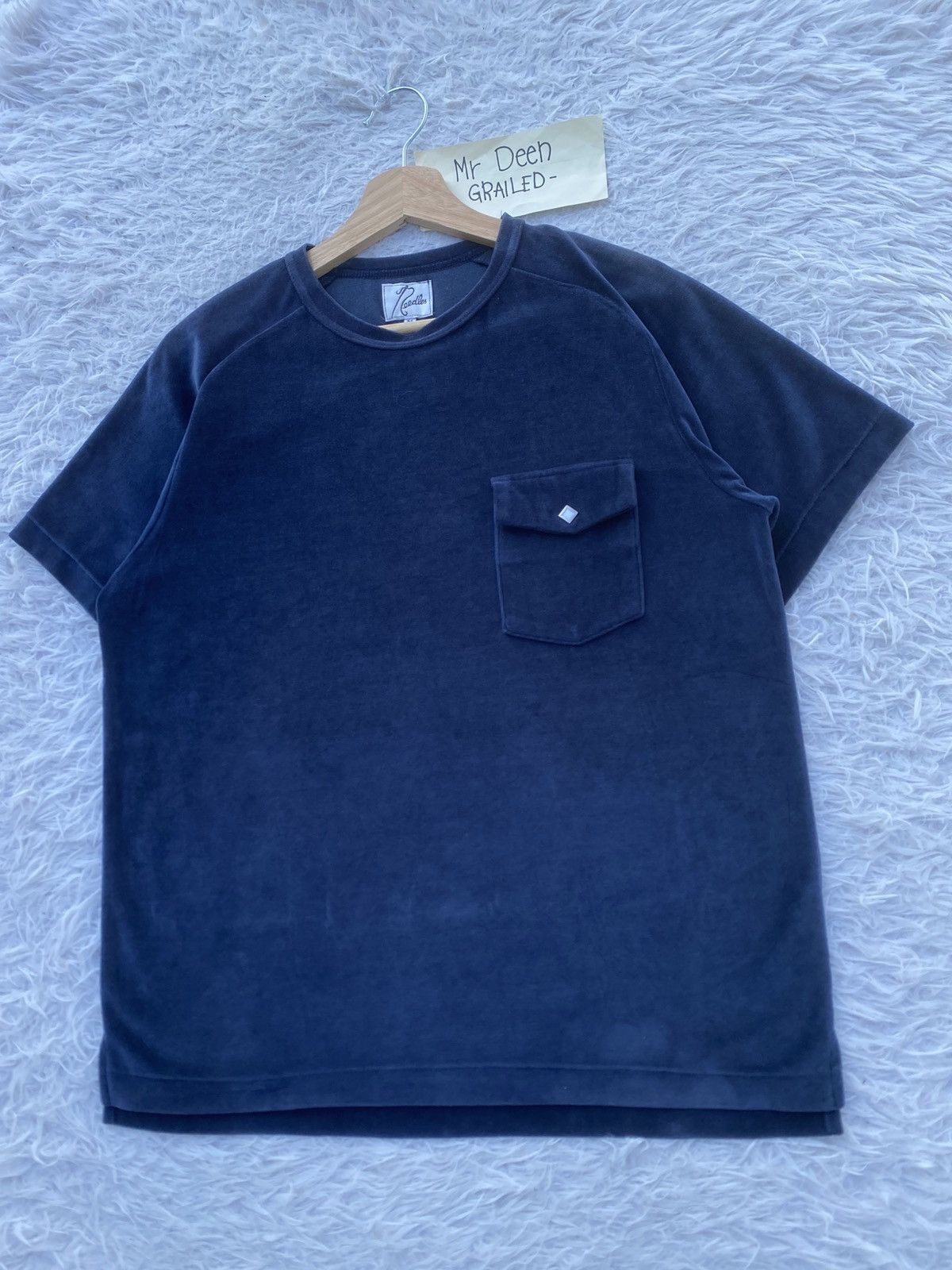 Needles Rare Vintage Needles Velvet Pocket Tshirt Size US M / EU 48-50 / 2 - 4 Thumbnail