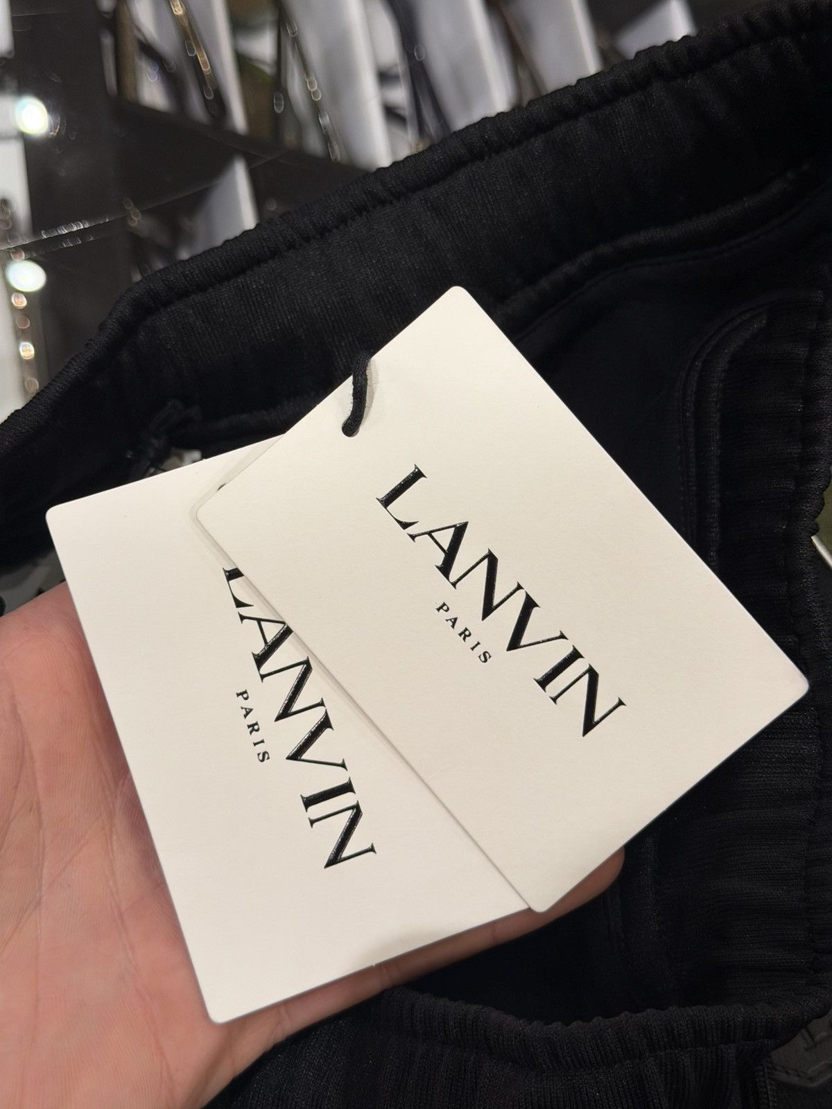 Lanvin Lanvin Contrast Joggers - Black/Green Size US 32 / EU 48 - 5 Thumbnail