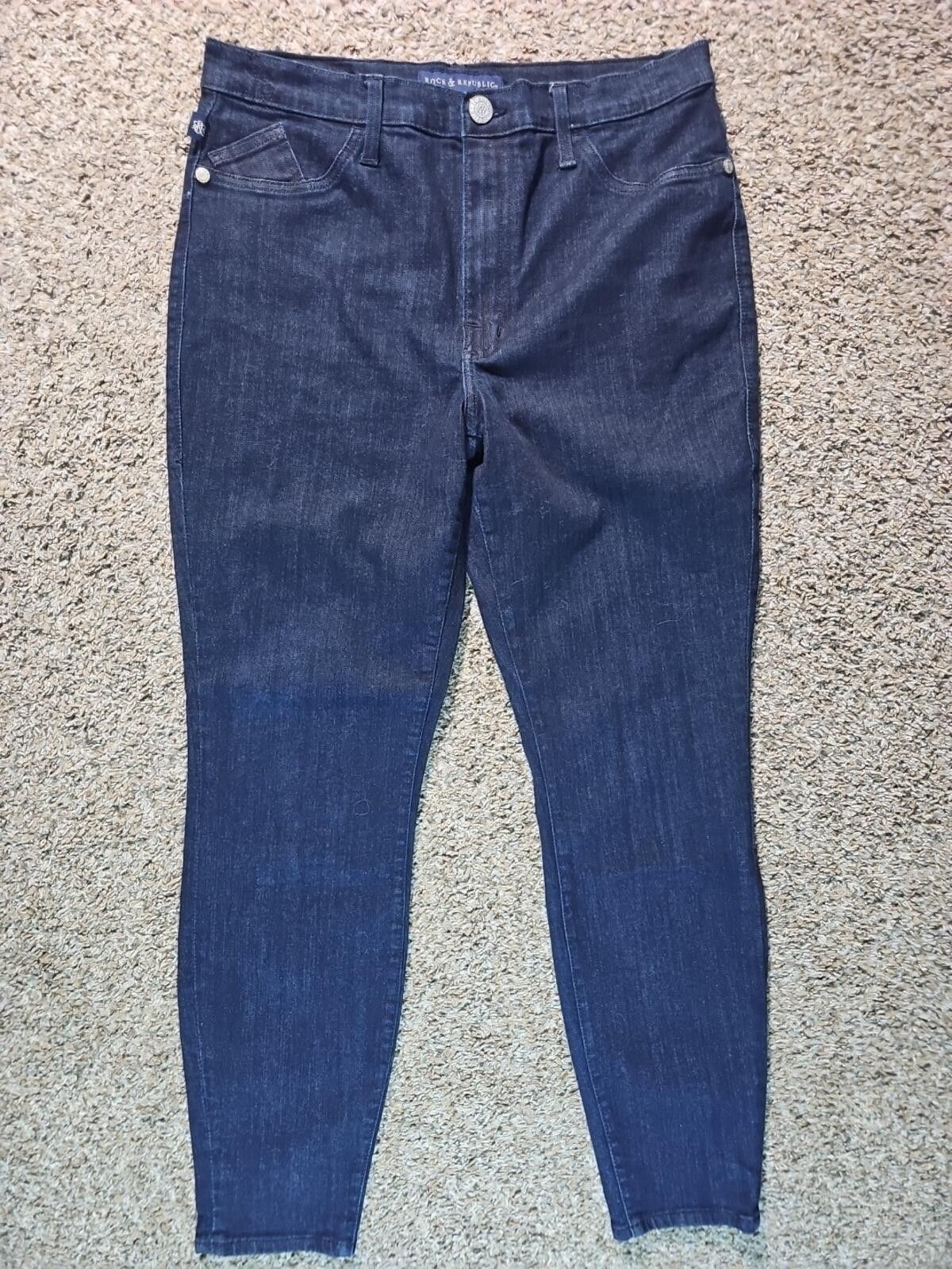 Rock & Republic Rock & Republic Sz 14 High Roller Jeans Size 36" / US 14 / IT 50 - 1 Thumbnail