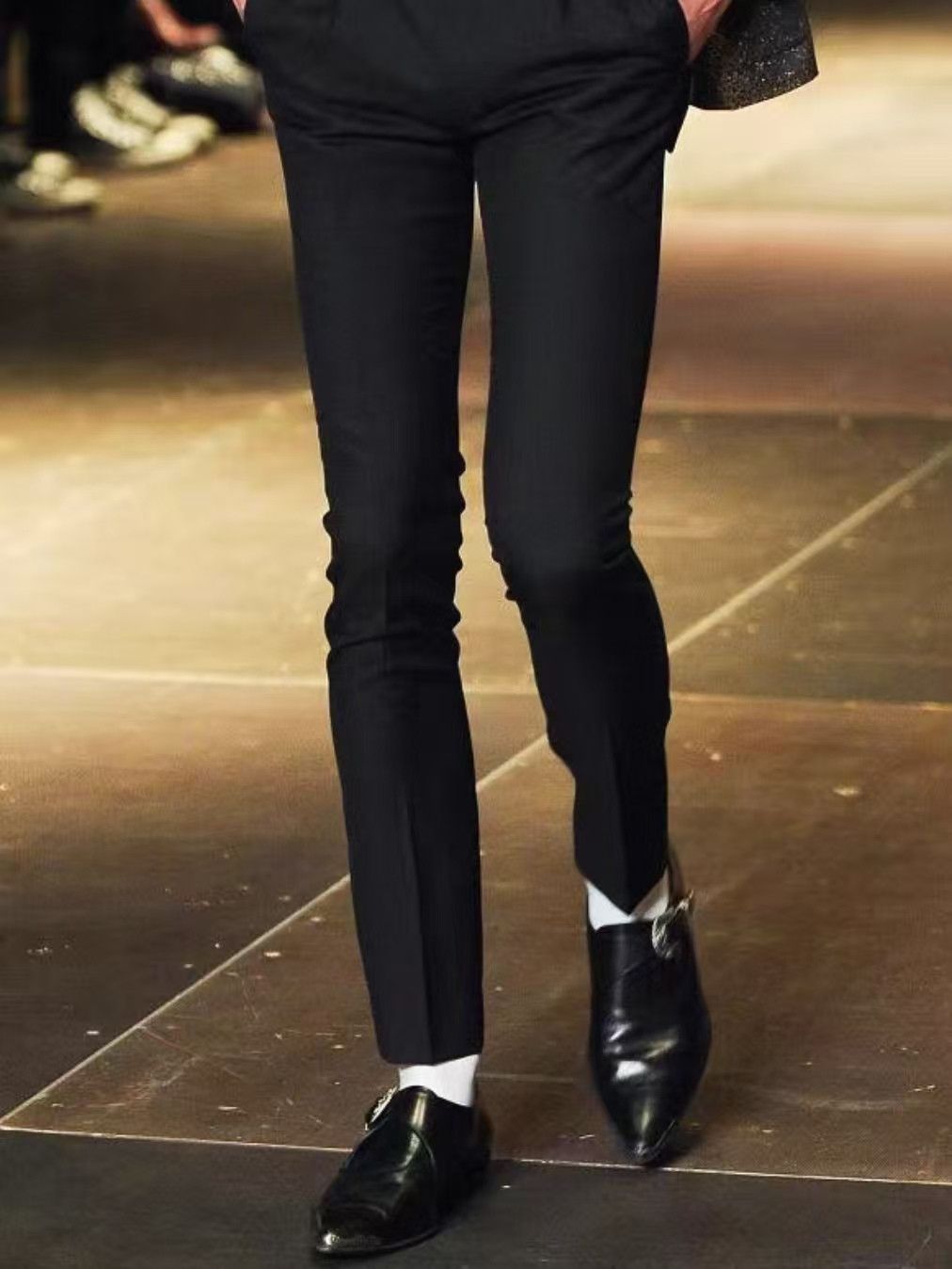 Saint Laurent Paris Saint Laurent Paris 14ss Western Buckle Leather Shoes-yw Size US 10 / EU 43 - 7 Thumbnail
