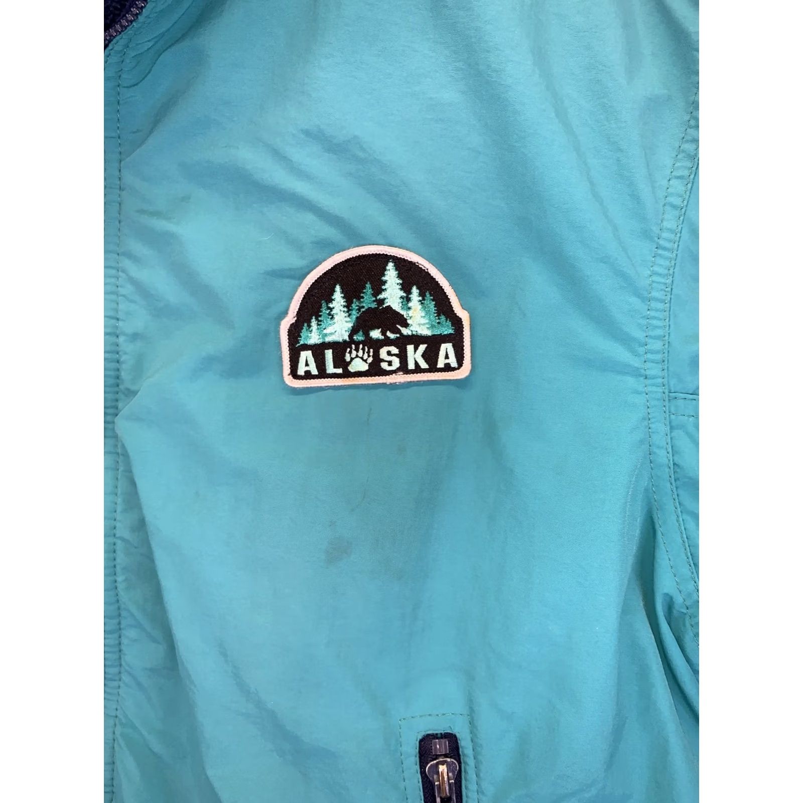 Eddie Bauer VINTAGE Eddie Bauer Mens Alaska Patch Teal Blue Winter Jacket USA Made-XL Jacket Mens XL Blue Alaska Patch 1990s US Made Size US XL / EU 56 / 4 - 7 Thumbnail