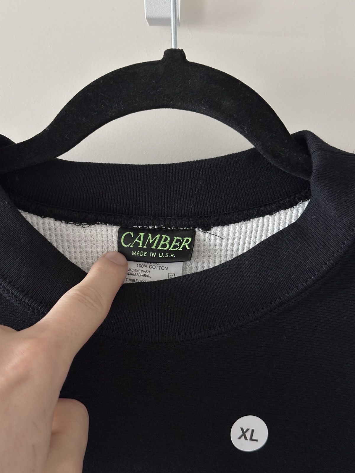 Camber Camber 244 Industrial Thermal-Lined Crewneck Sweatshirt Size US XL / EU 56 / 4 - 2 Thumbnail