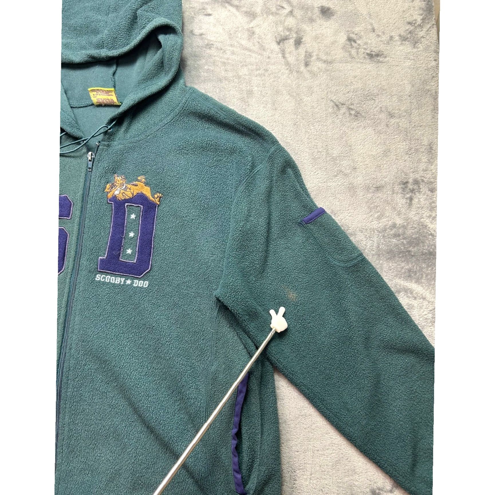 Vintage VINTAGE Scooby-Doo Cartoon Network Full Zip Fleece Hoodie Green Mens XL Jacket Size US XL / EU 56 / 4 - 6 Thumbnail