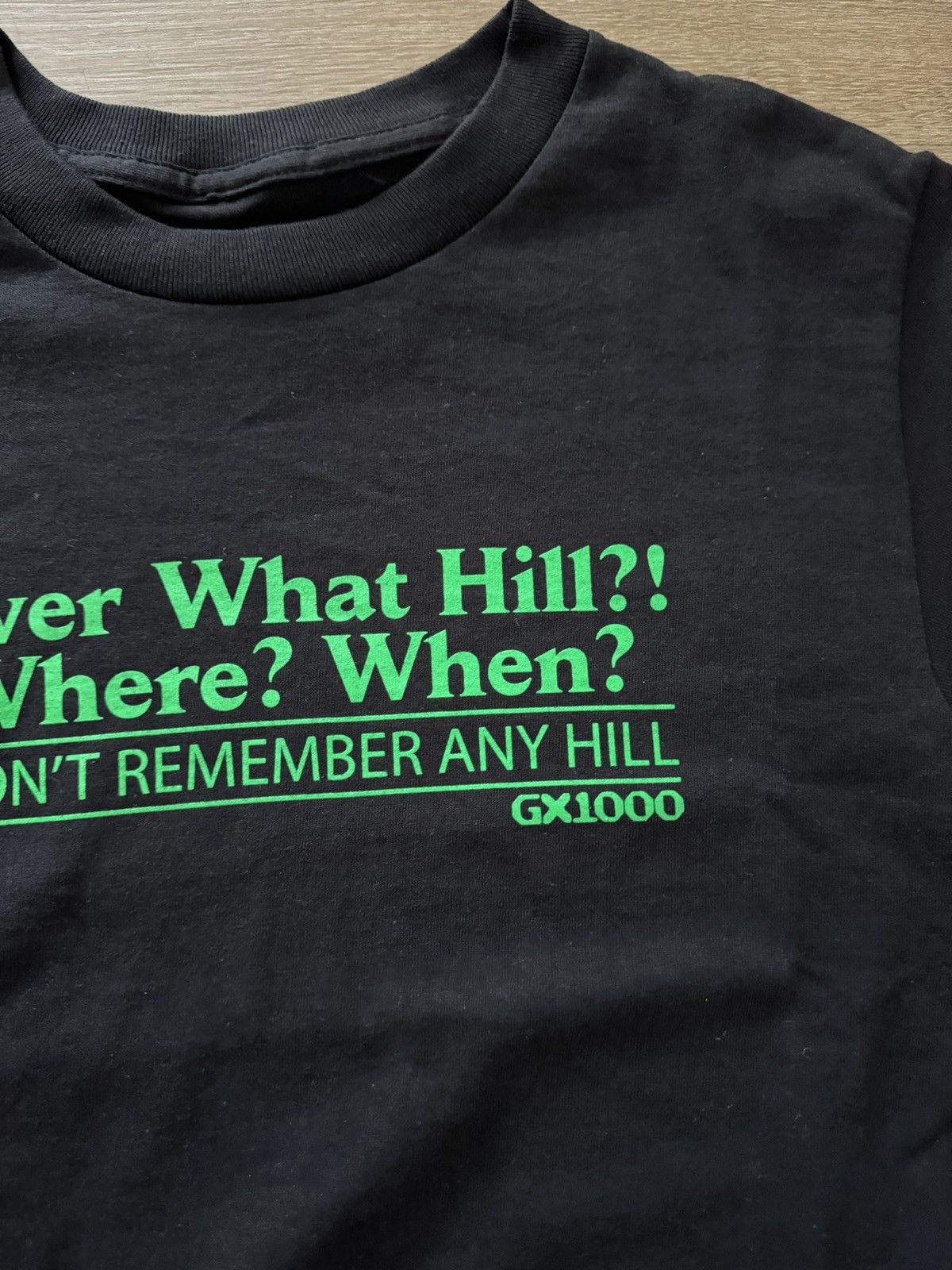 GX1000 GX1000 Over What Hill, Where?! Tee (Black/S) Size US S / EU 44-46 / 1 - 3 Thumbnail