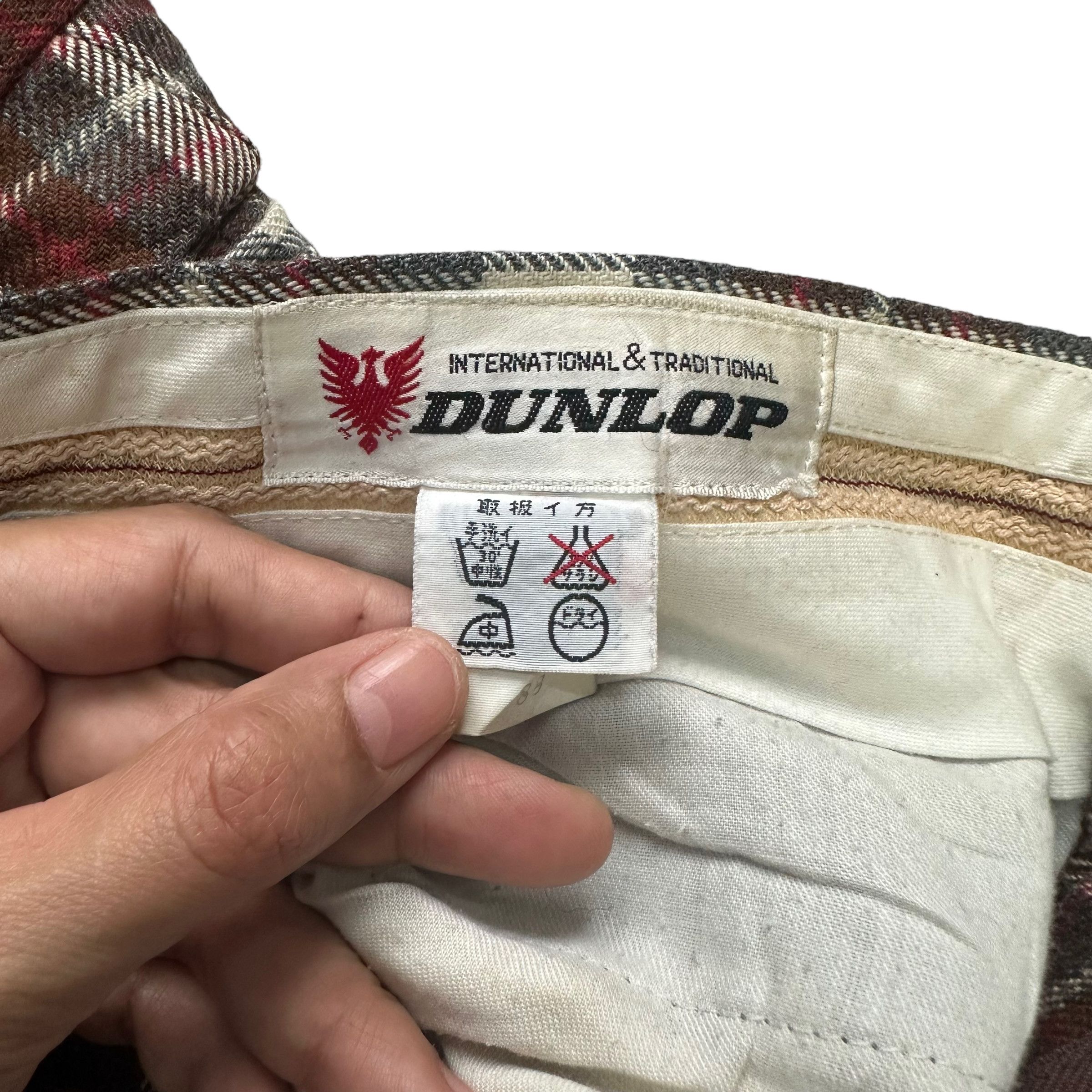 Dunlop DUNLOP CHECKED VINTAGE TROUSERS / CASUAL PANT #8007-71 Size US 33 - 6 Thumbnail