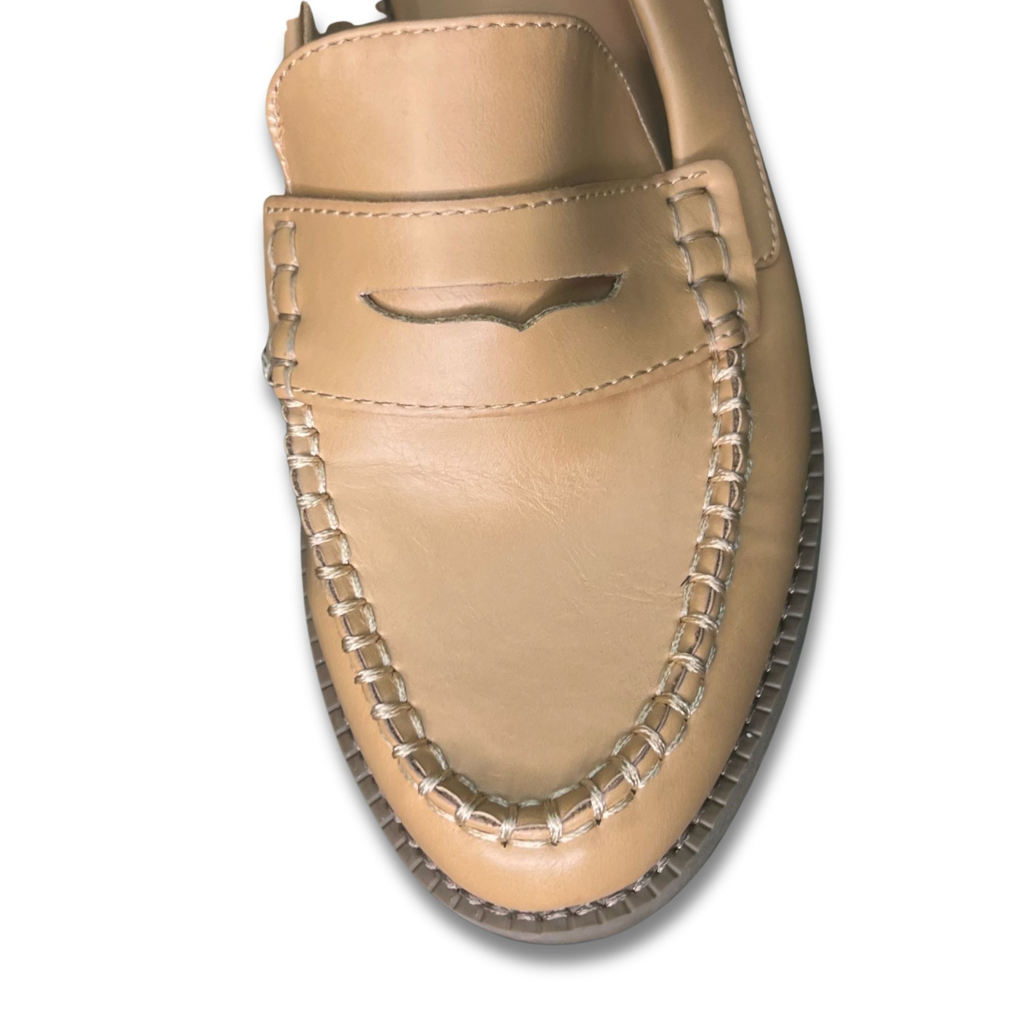 Jones New York Jones New York Genuine Leather Beige Slingback Loafers Women Size US 8 / IT 38 - 7 Thumbnail