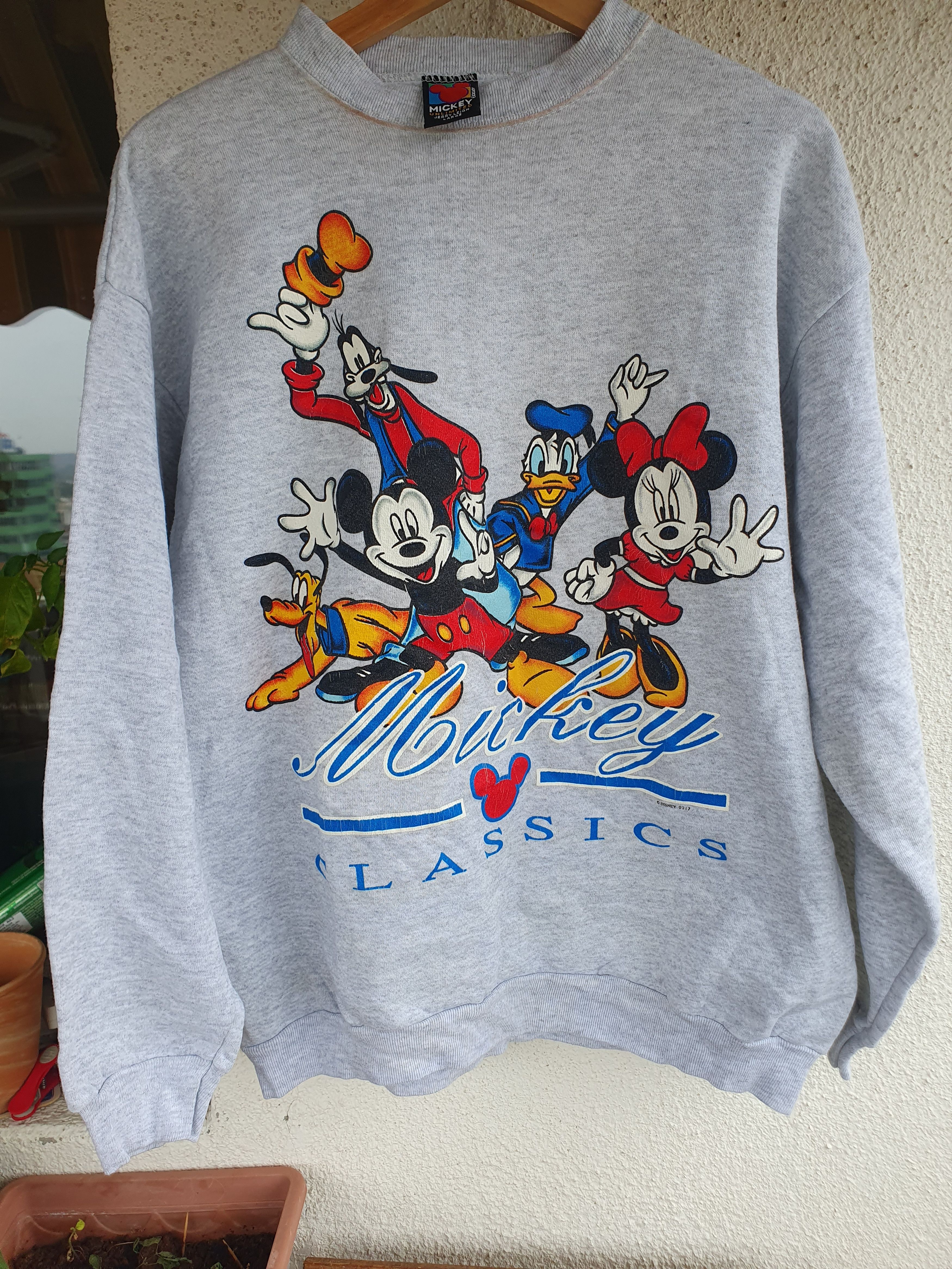 Disney × Mickey Mouse × Vintage Disney Mickey Unlimited Vintage Made in USA Sweatshirt L/M Size US L / EU 52-54 / 3 - 1 Thumbnail