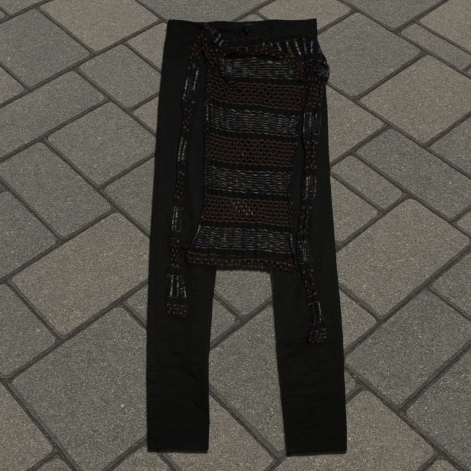 Raf Simons SS06 Raf Simons Knit Front Zombie Pants Size US 28 / EU 44 - 1 Thumbnail