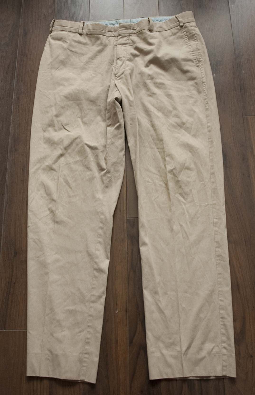 Incotex Incotex Ivory Pants Size 37x31.5 Brown Size US 37 - 1 Thumbnail