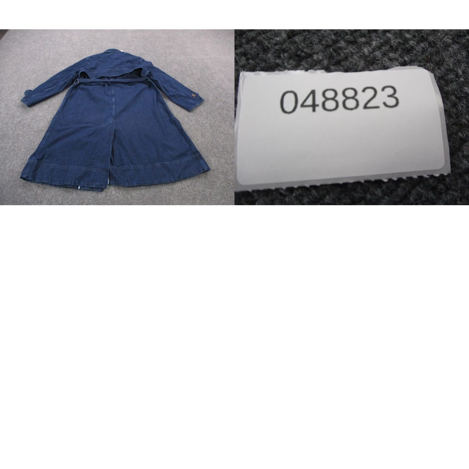Barbour Barbour Jacket Womens 10 Blue Denim Trench Coat Belted NEW Shirt Jacket Womens 10 Blue Denim Barbour Trench Coat Belted Size 32" / US 10 / IT 46 - 9 Thumbnail