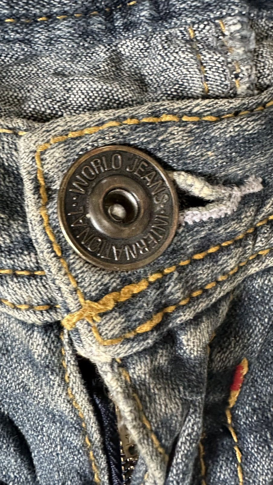 Beauty Beast VINTAGE DISTRESSED DENIM PANT AFFLICTION Size US 30 / EU 46 - 9 Thumbnail