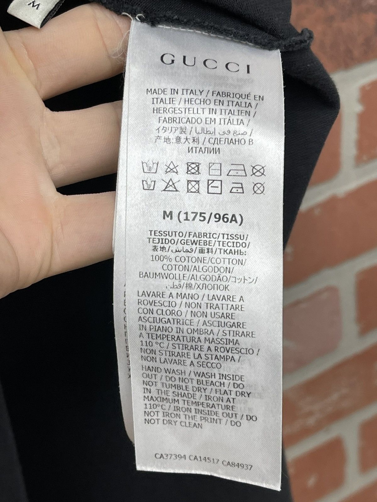 Gucci Size M - Gucci Blade Print Tee & Box Size US M / EU 48-50 / 2 - 8 Thumbnail