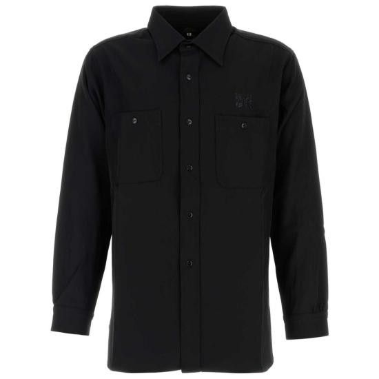 Needles NEEDLES Men Long Tops PU213 BLACK Size US S / EU 44-46 / 1 - 1 Thumbnail