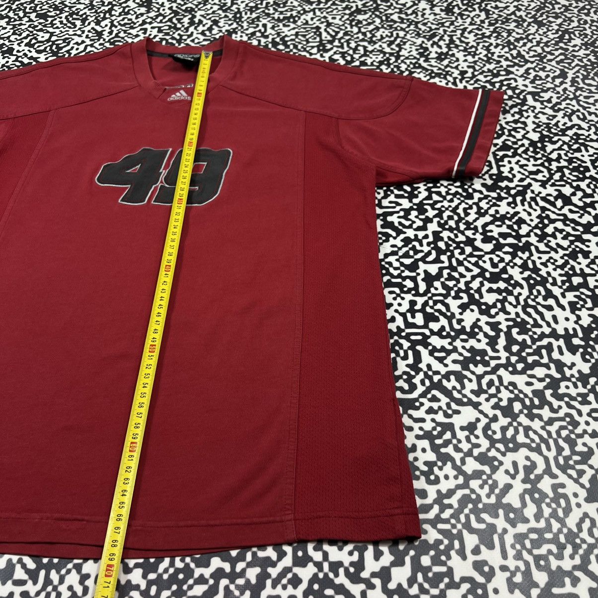 Adidas Vintage Y2K Adidas 49 Logo Retro Rugby Style Sport T-shirt Size US S / EU 44-46 / 1 - 13 Thumbnail