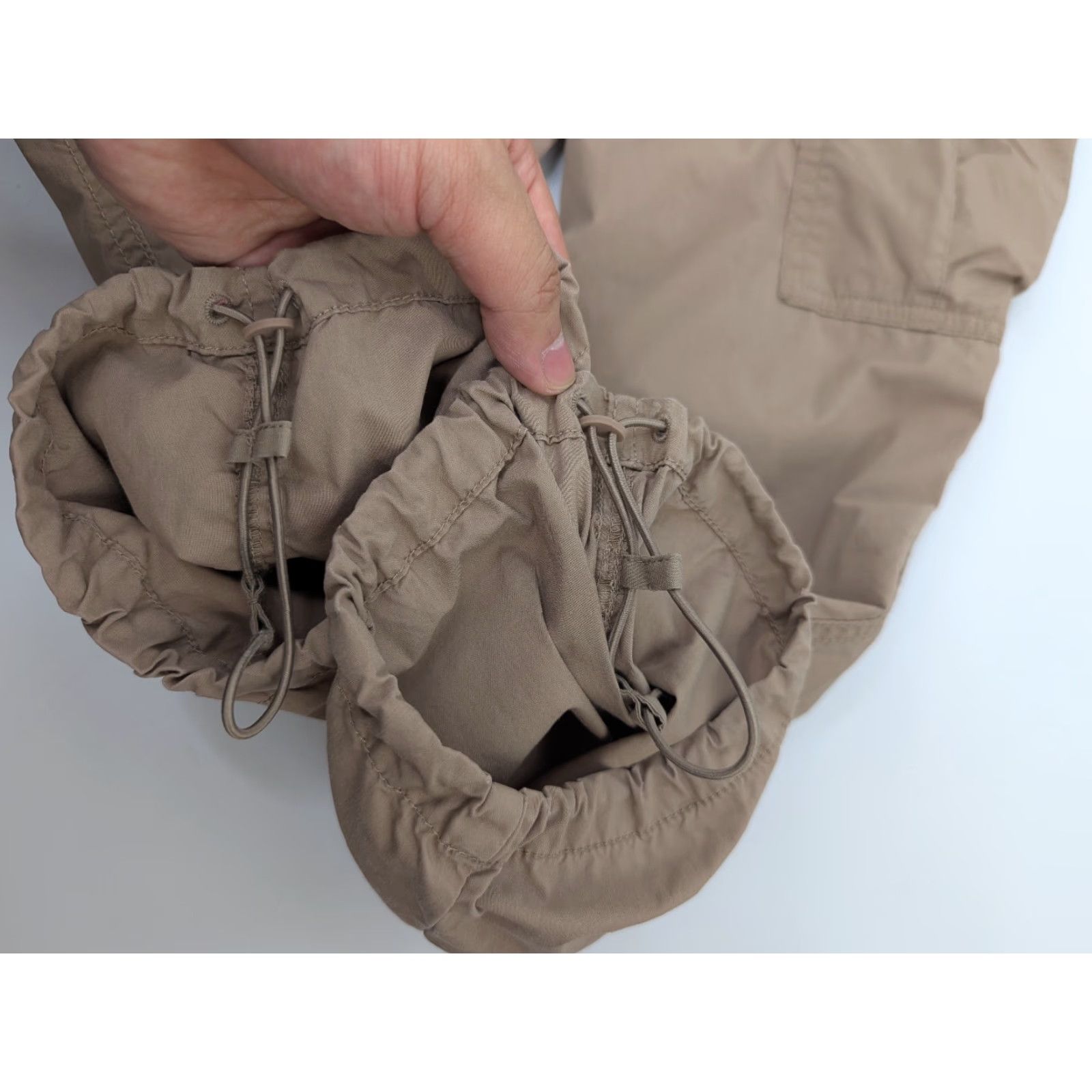 Uniqlo Uniqlo Pants Cargo Women S Brown Beige Easy Drawstring Regular Size S 458340 Size 28" / US 6 / IT 42 - 6 Thumbnail