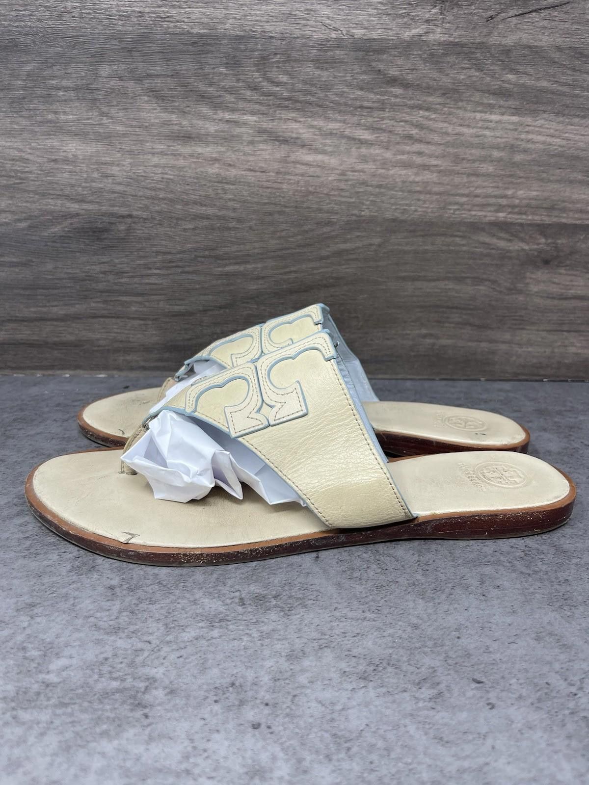 Other Tory Burch Sandals Womens Size 10.5 Jamie Full Logo Thong Size US 10.5 / IT 40.5 - 2 Thumbnail