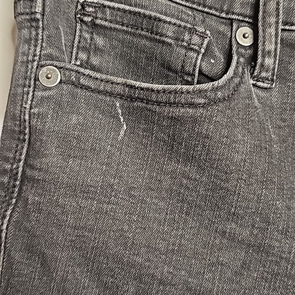 Madewell Madewell high rise skinny cropped black raw hem jeans sz 24P Size 24" / US 00 / IT 34 - 6 Thumbnail