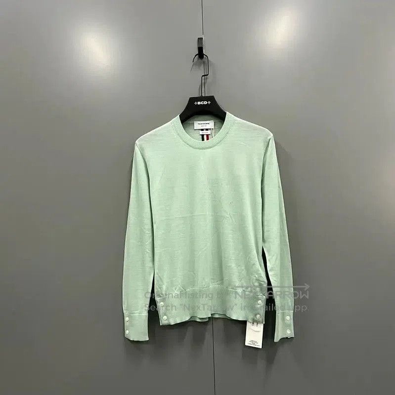 Thom Browne Thom Browne Green Wool Women's Long Sleeve Sweater . Size M / US 6-8 / IT 42-44 - 1 Thumbnail