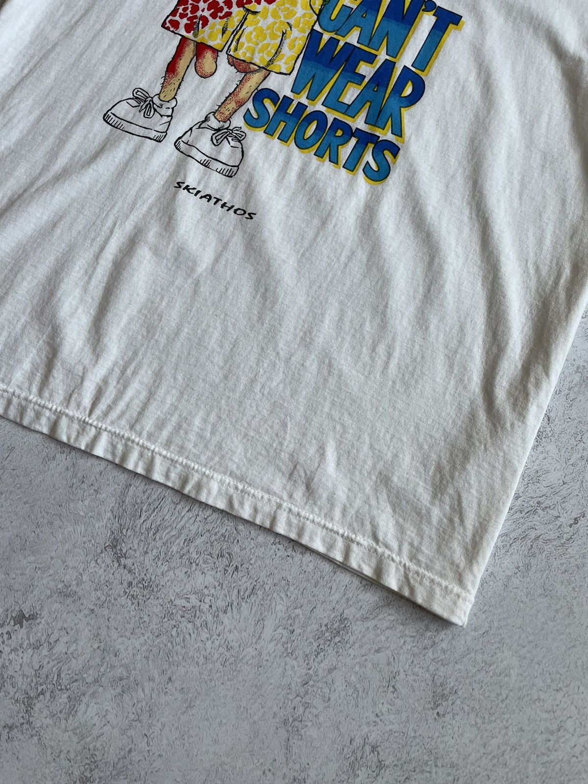 Vintage Vintage Why I can’t wear shorts T-Shirt Humor L Size US L / EU 52-54 / 3 - 3 Thumbnail