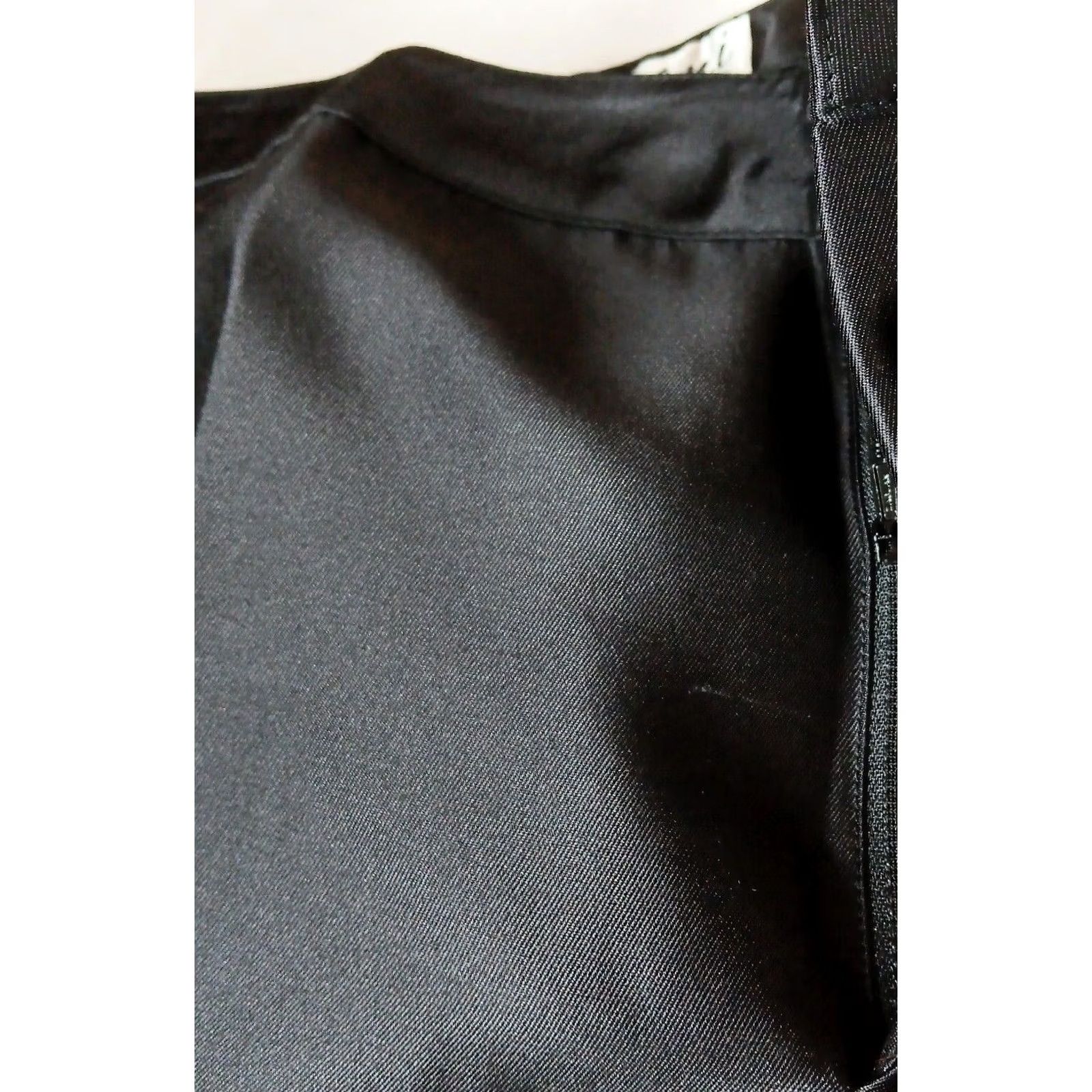 Vintage Jovani New York Womens Pants Black Formal Wide Leg Silk Wool Blend Size 18 Size 40" / US 18 - 7 Thumbnail