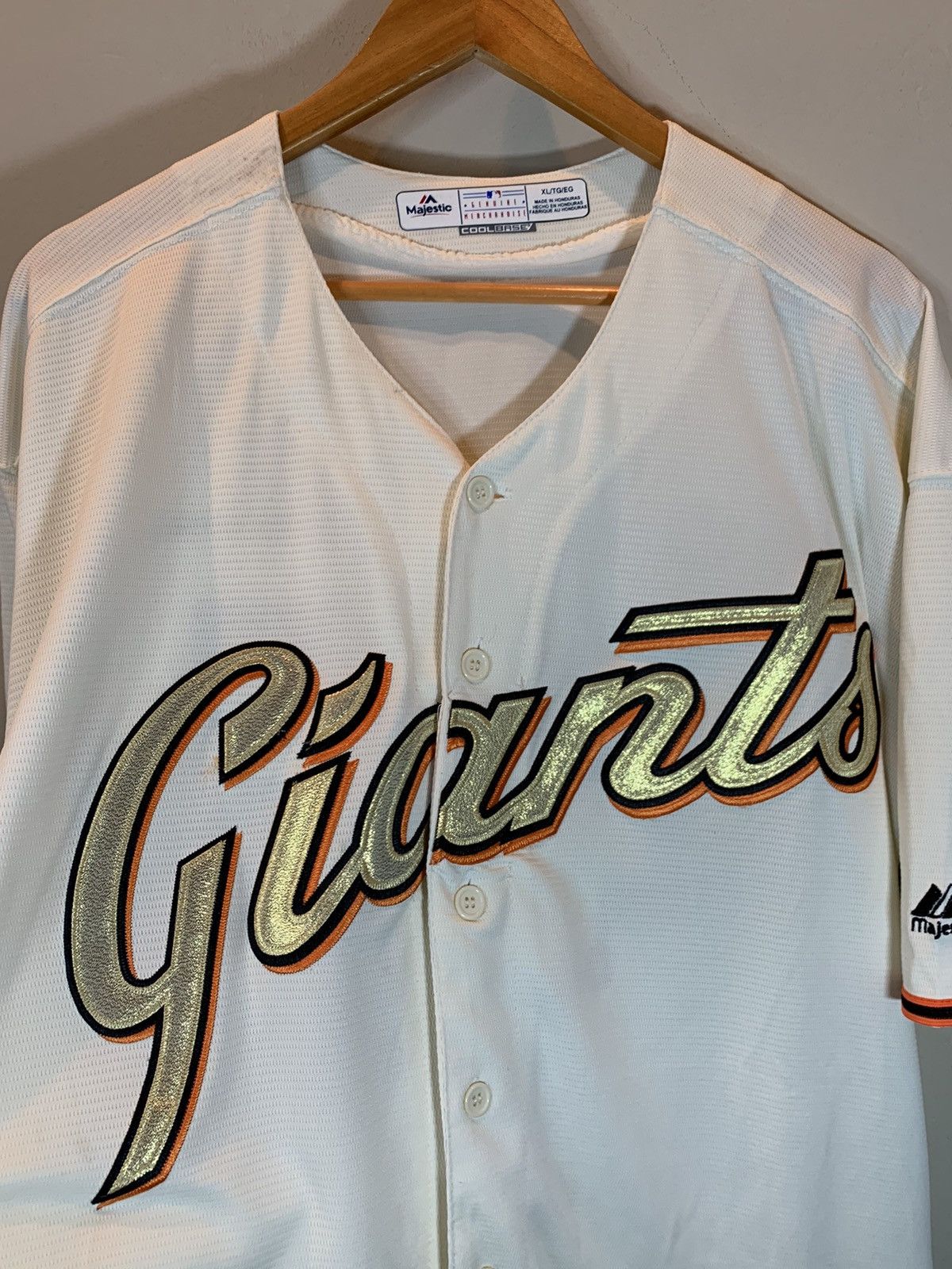 MLB × Majestic × Vintage RARE Vintage Madison Bumgarner #40 SF Giants Majestic Jersey Size US XL / EU 56 / 4 - 3 Thumbnail