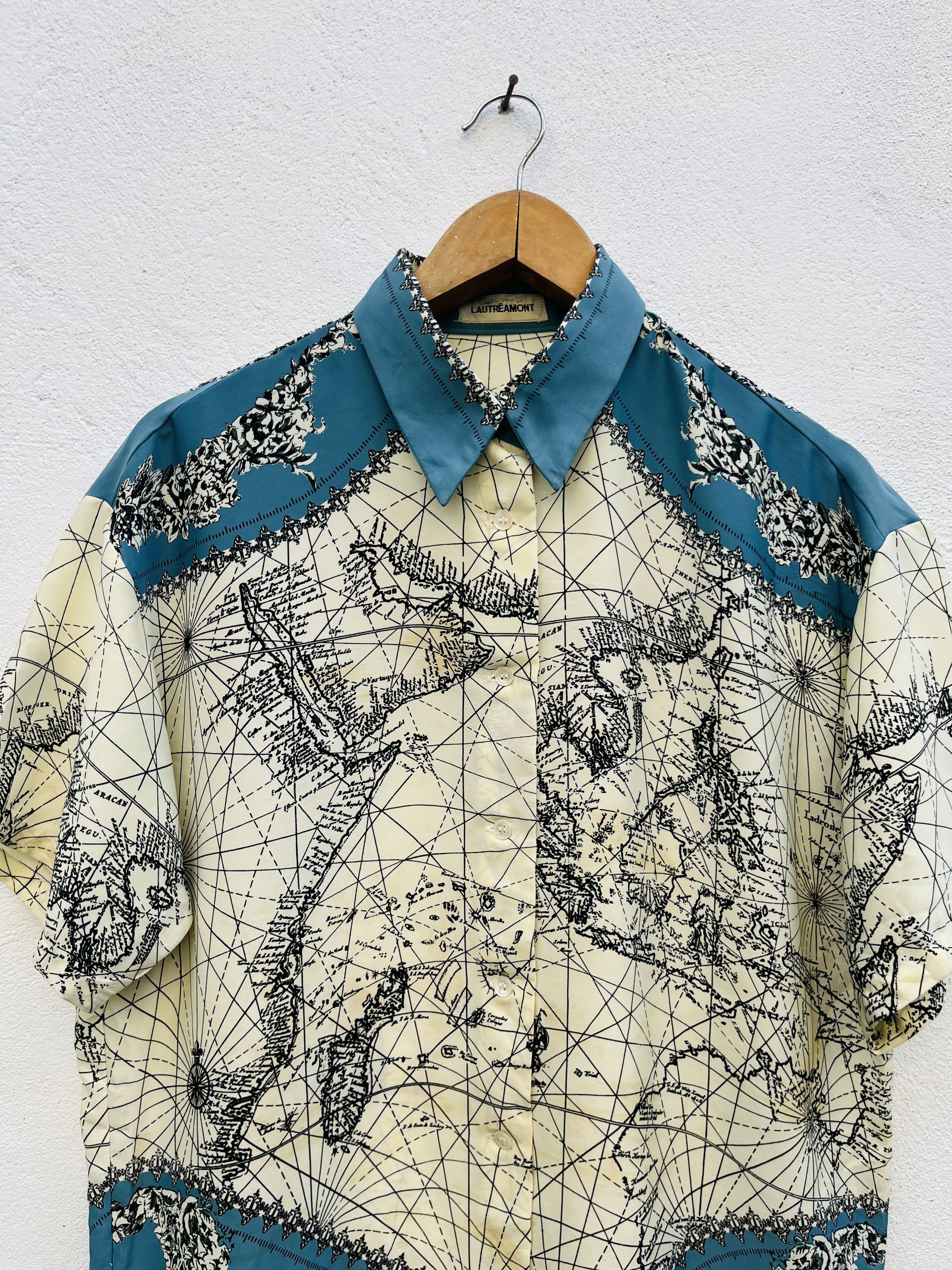 Japanese Brand × Vintage Vintage Lautreamont Map Italian Designer Fashion Style Size US M / EU 48-50 / 2 - 3 Thumbnail