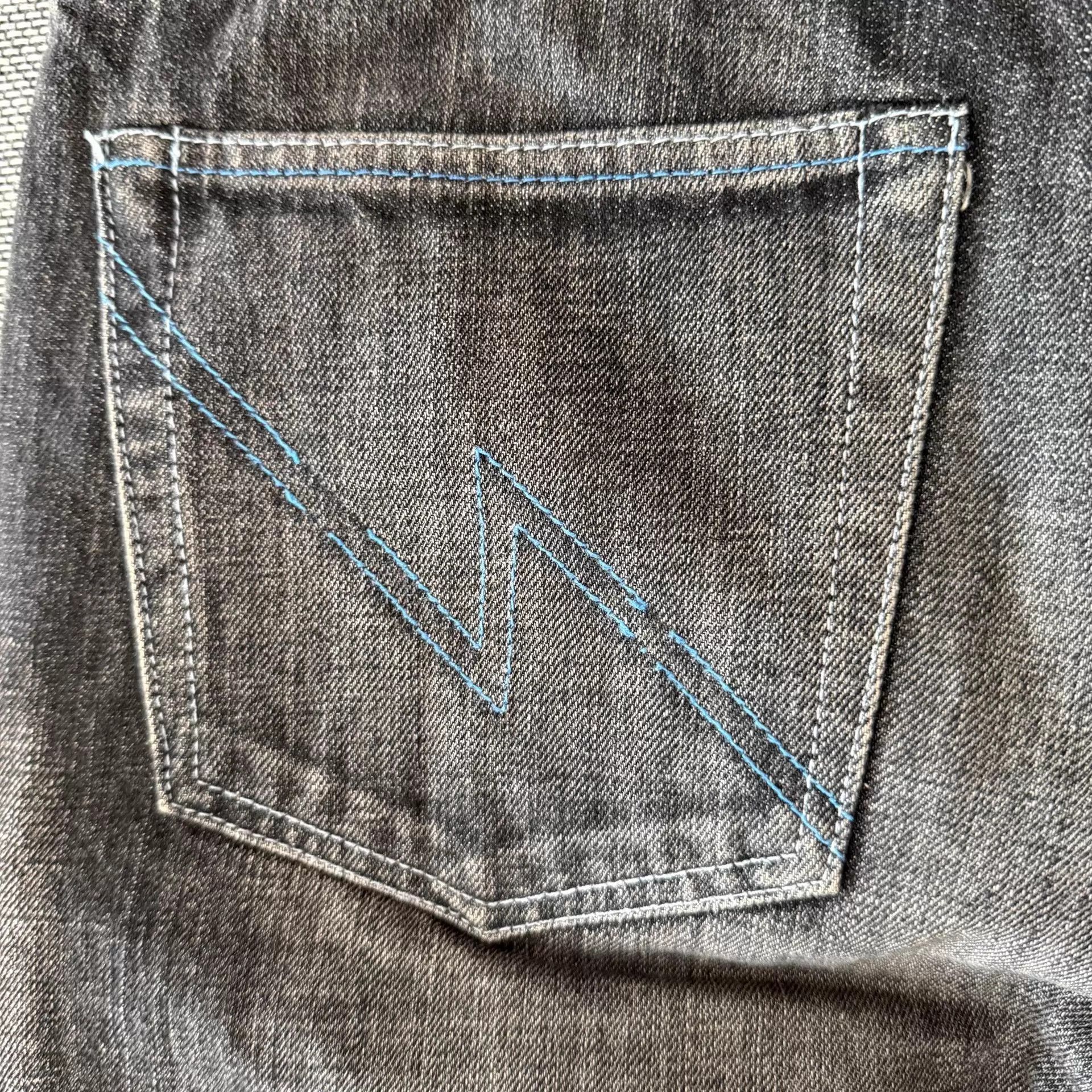 Neighborhood Neighborhood 18ss Narrow Washed Black Denim Jeans Size US 34 / EU 50 - 6 Thumbnail