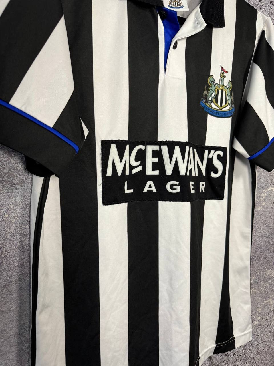 Vintage 90's Newcastle United 1993/94 Home 2 Score Draw Jersey Size US S / EU 44-46 / 1 - 6 Thumbnail