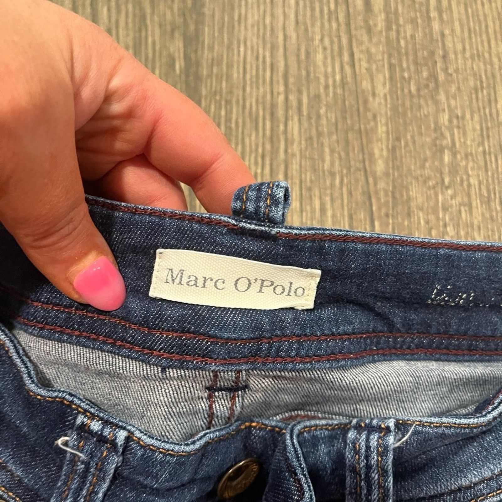 Vintage Marc O'Polo Straight Jeans Slim Fit Pockets Casual Denim 4 Size 27" / US 4 / IT 40 - 7 Thumbnail