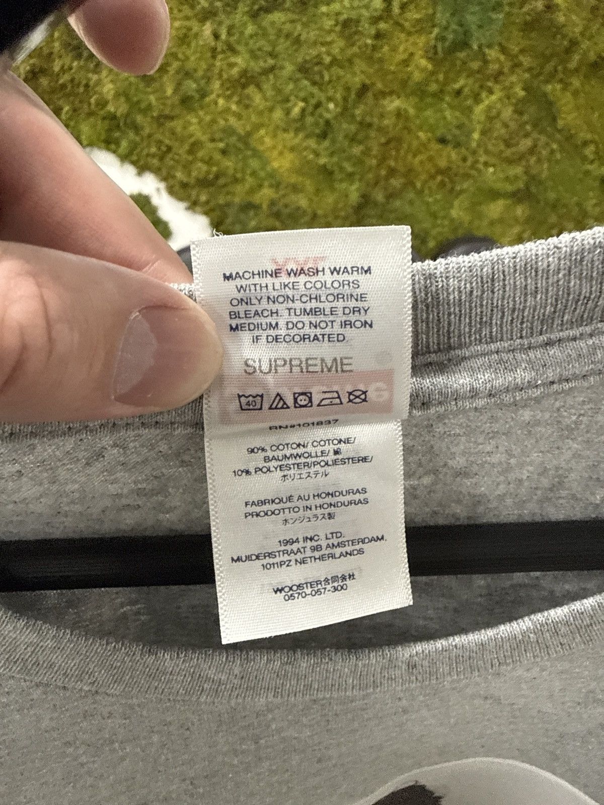 Supreme Supreme Tyler The Creator Tee Heather Grey Size US XXL / EU 58 / 5 - 4 Thumbnail